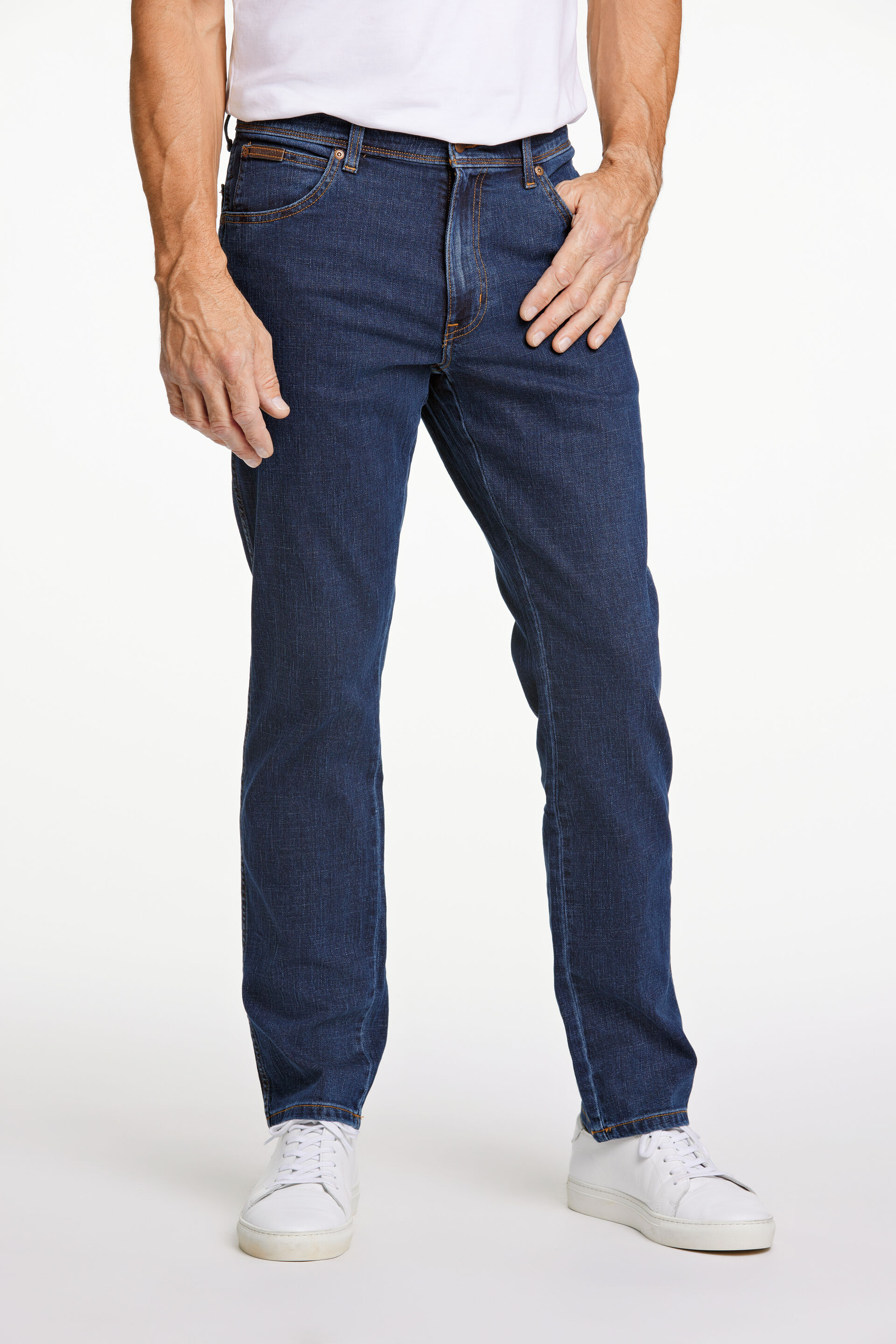 Wrangler  New Texas Stretch Jeans Blå 90-000512