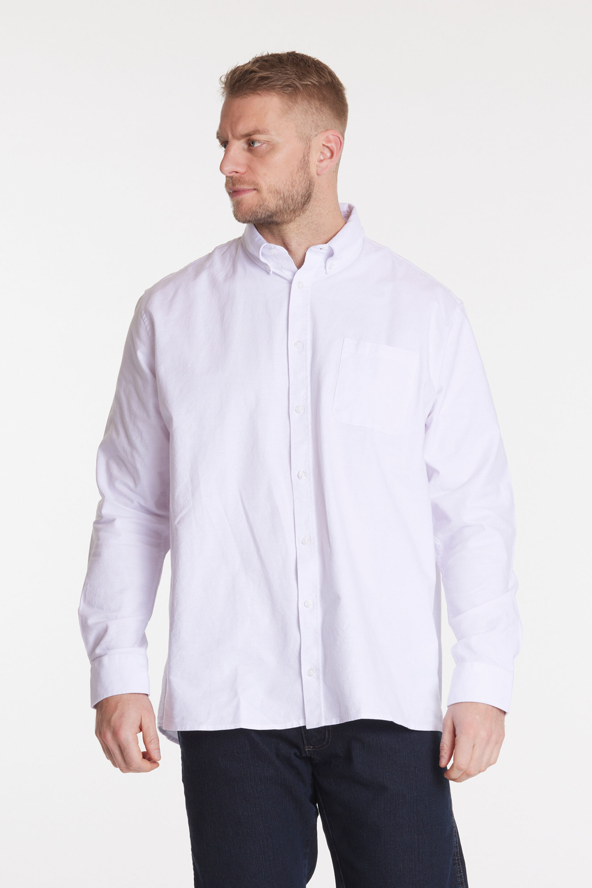North  Casual skjorte Hvid 90-201241