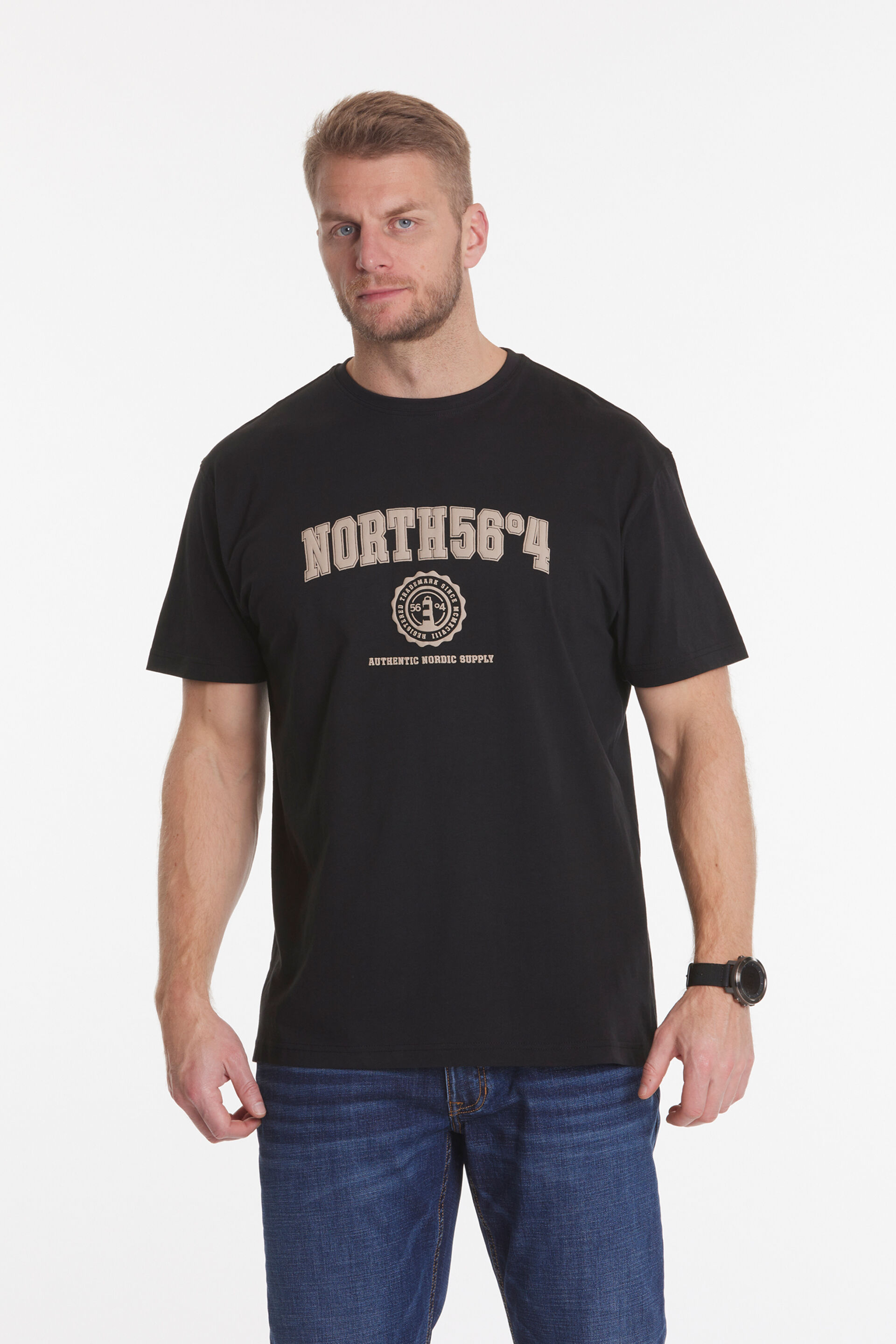 North  T-shirt Sort 90-400955