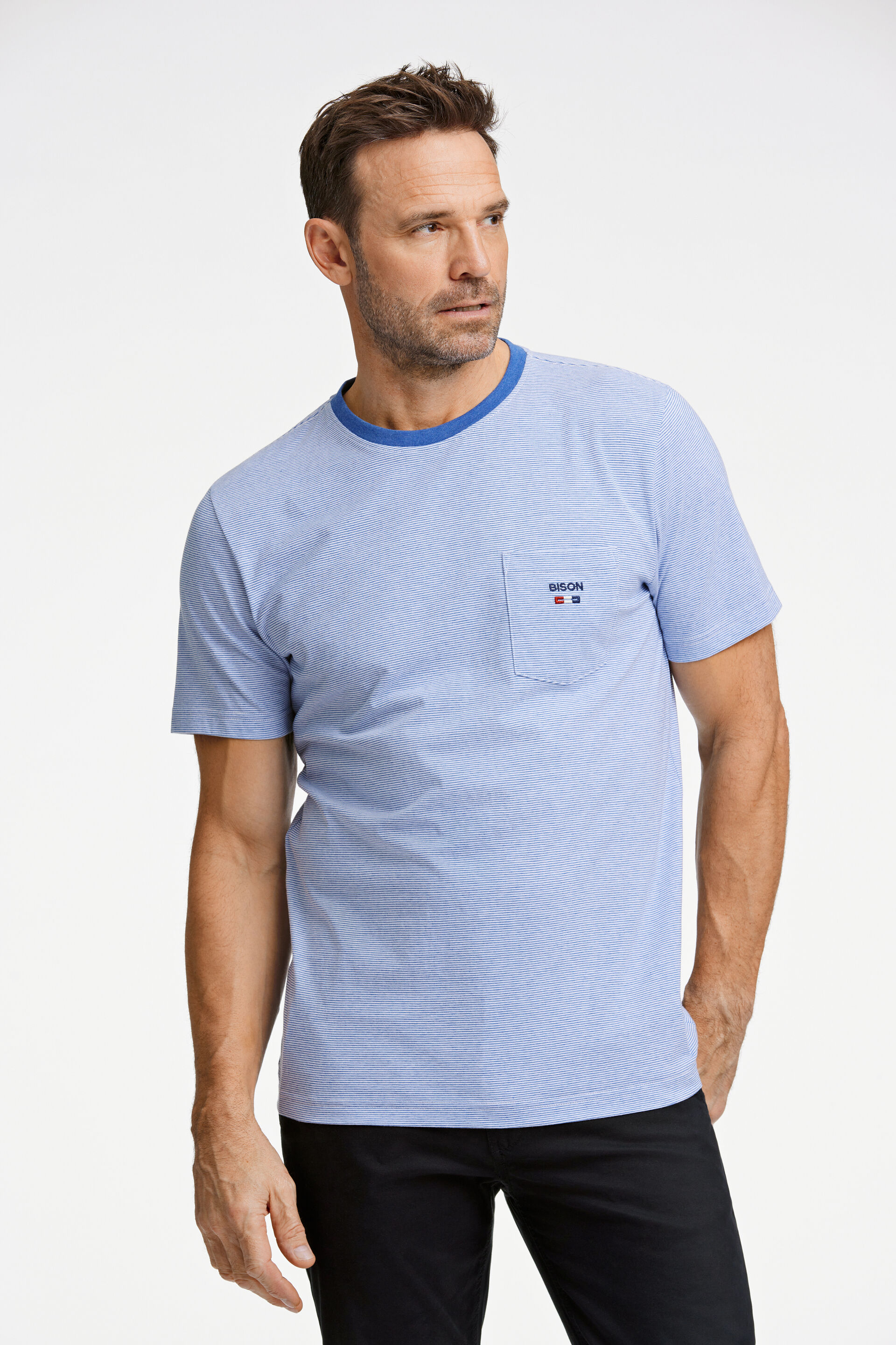 Bison  T-shirt Blå 80-400120