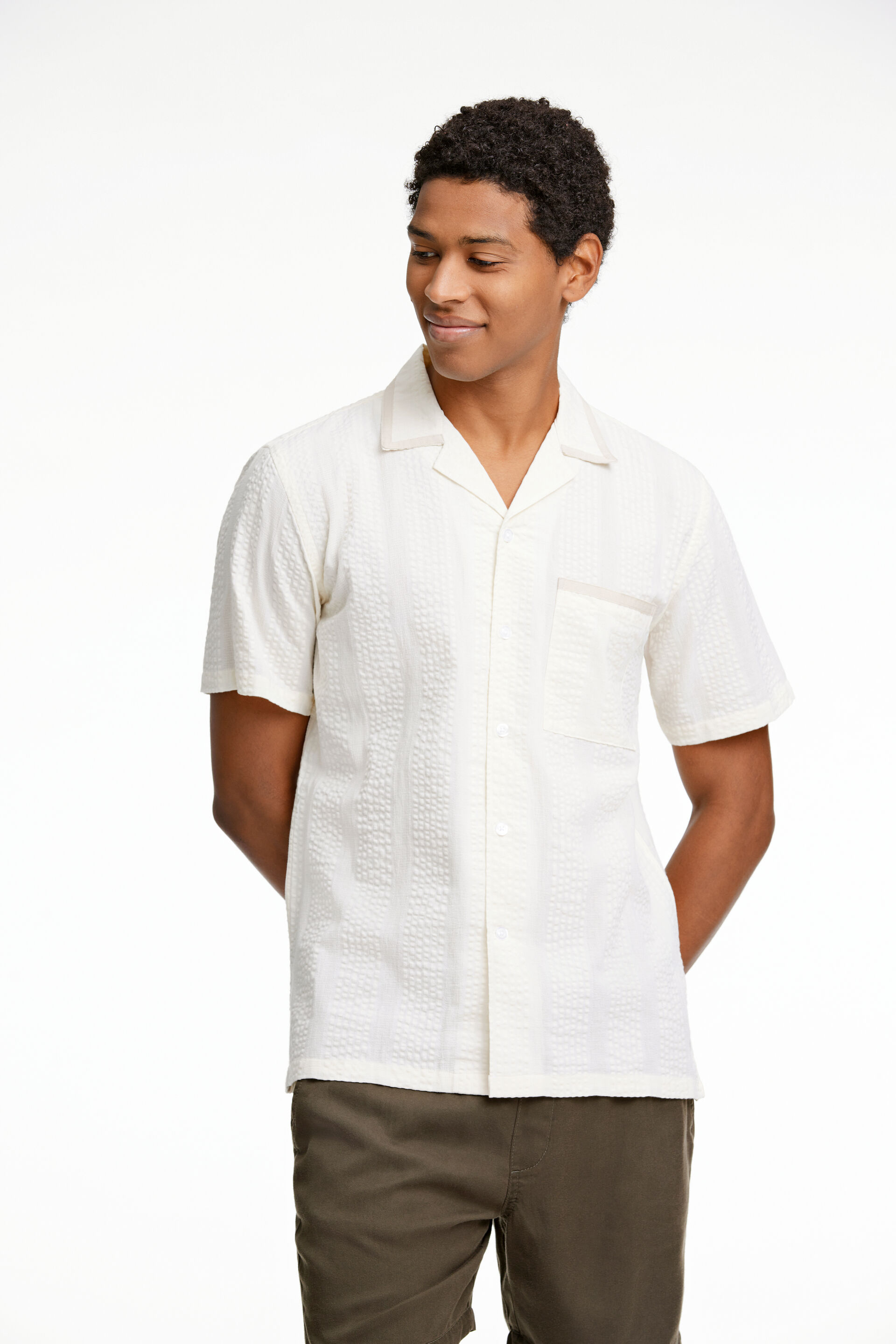 Casual skjorte Casual skjorte Hvid 30-203591