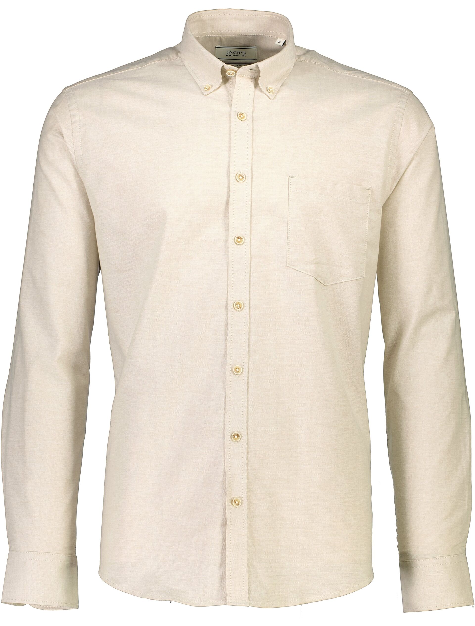 Jack's  Oxfordskjorta Sand 3-210112
