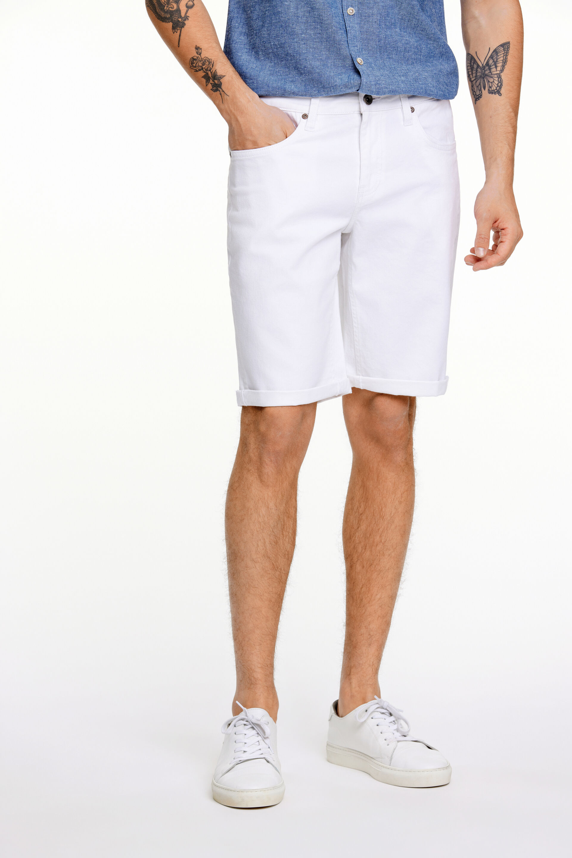 Denim shorts Denim shorts White 30-500004WHIBZT
