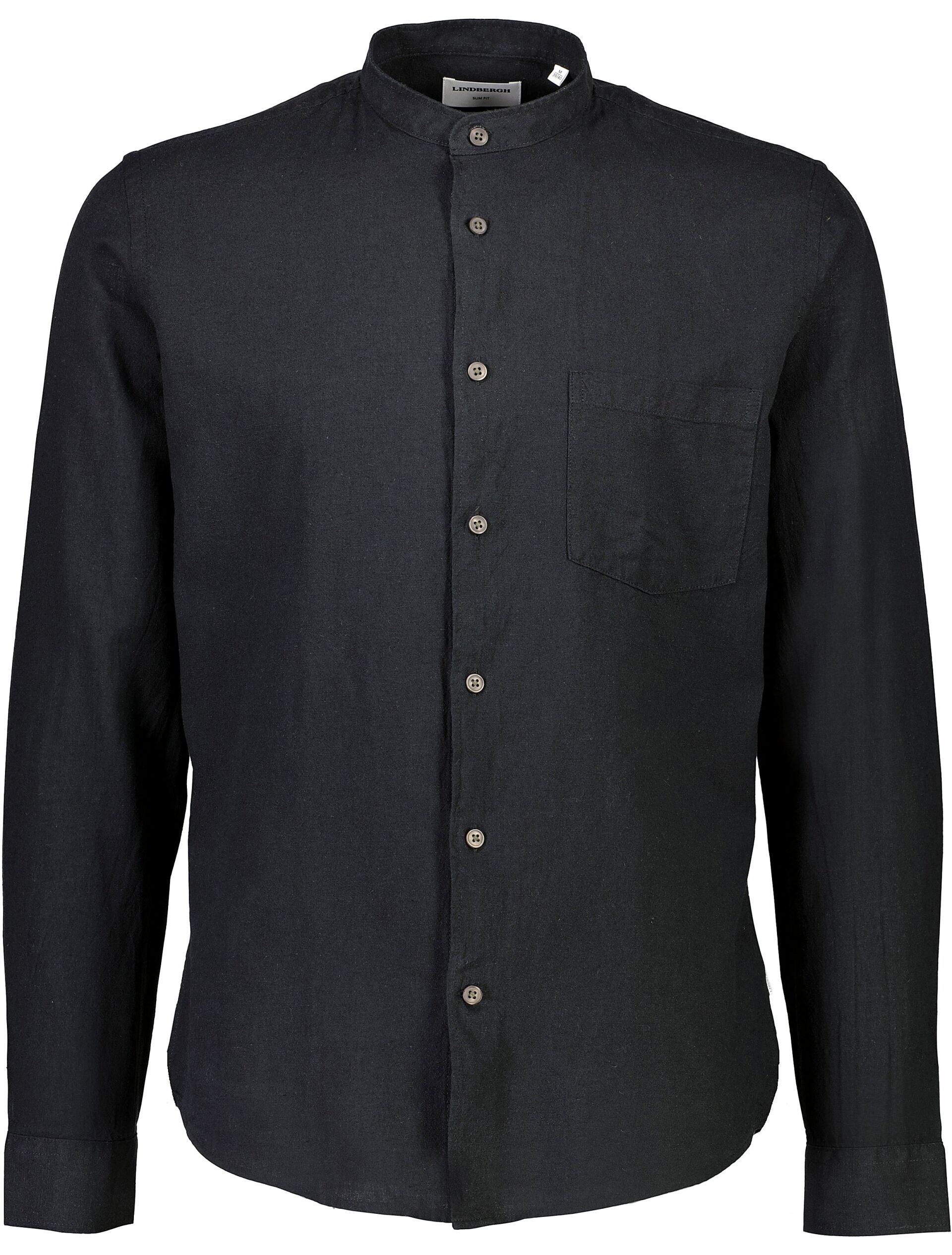 Linen shirt Linen shirt Black 30-203344A