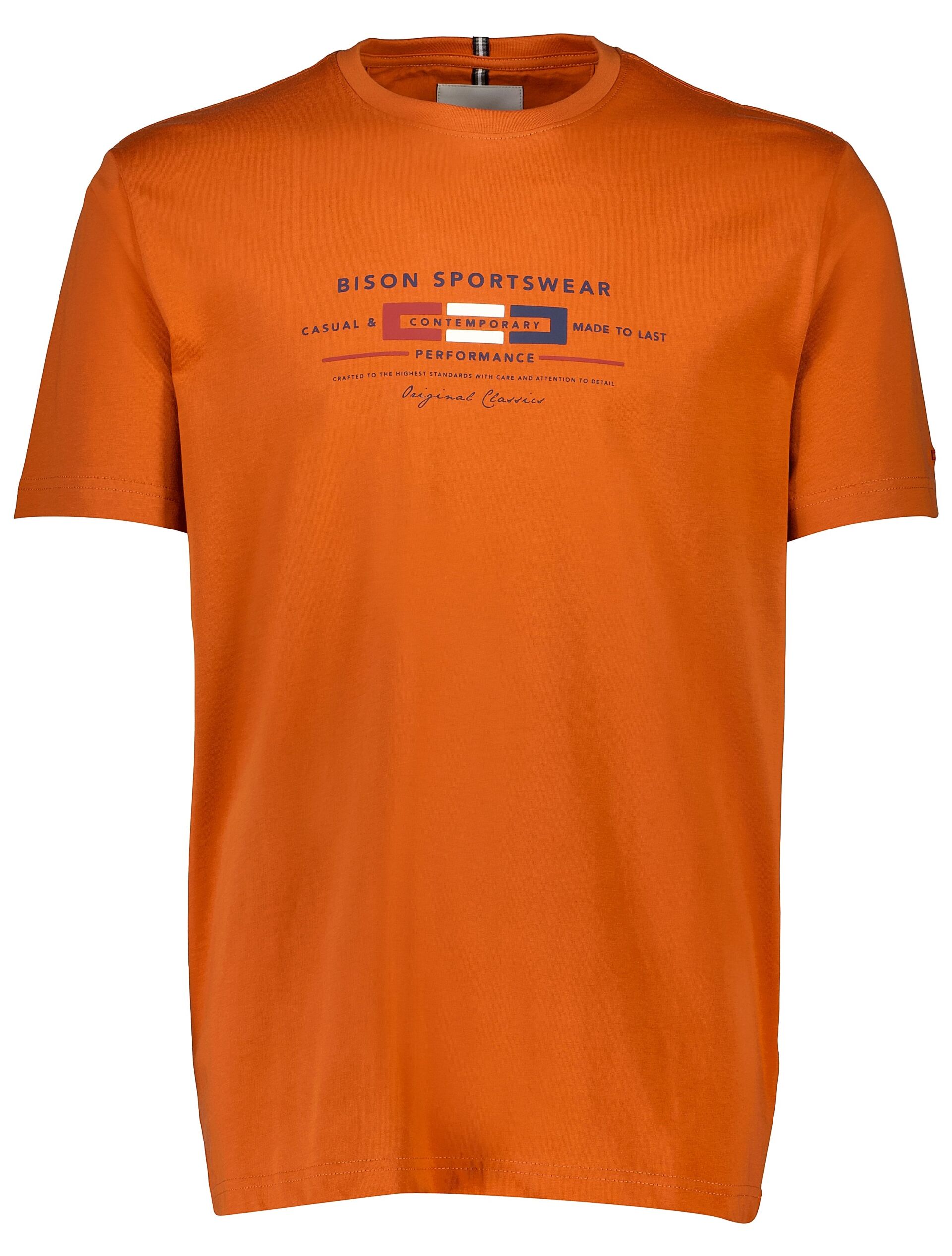 Bison  T-shirt Orange 80-400115A