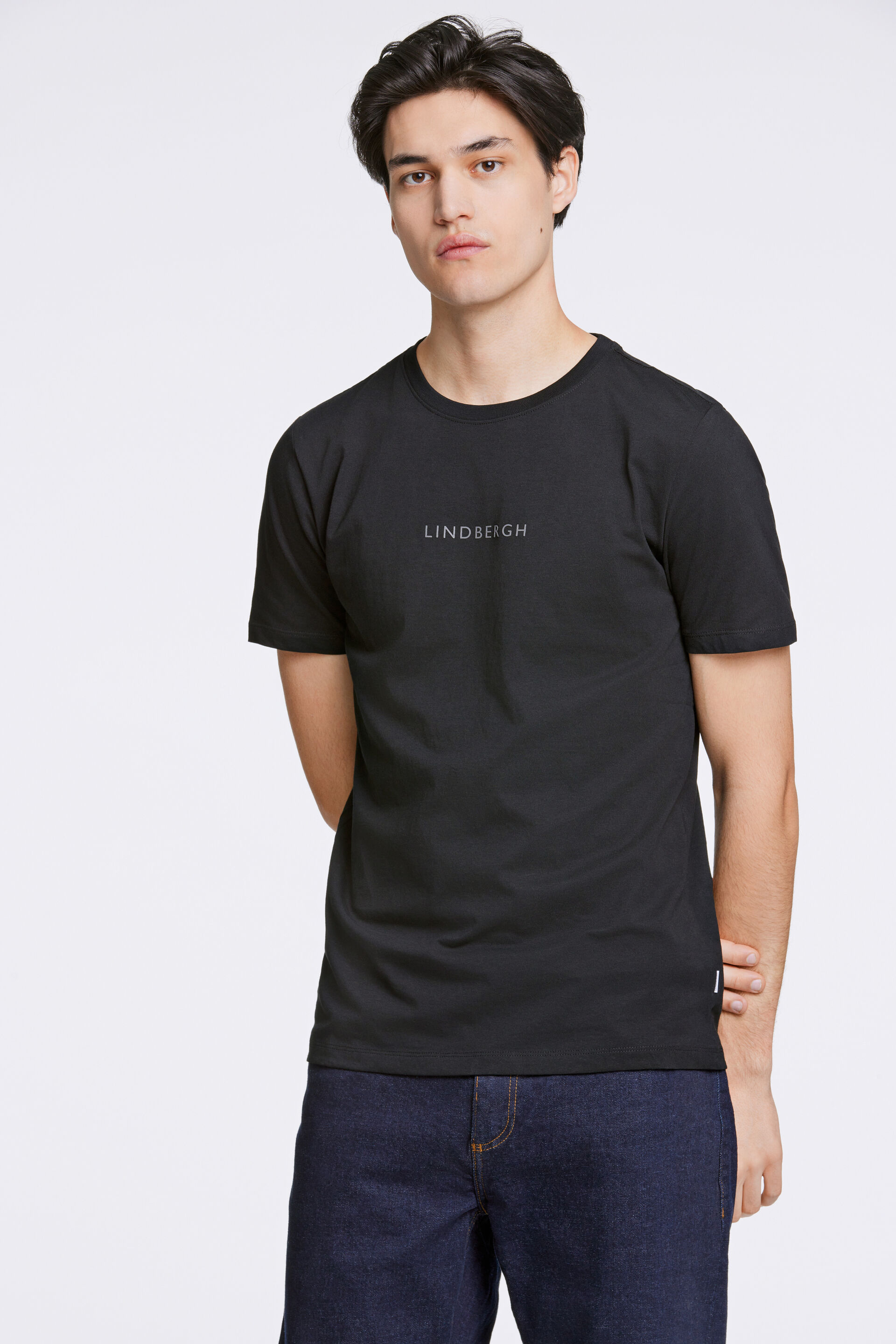 Lindbergh  T-shirt Sort 30-400200B