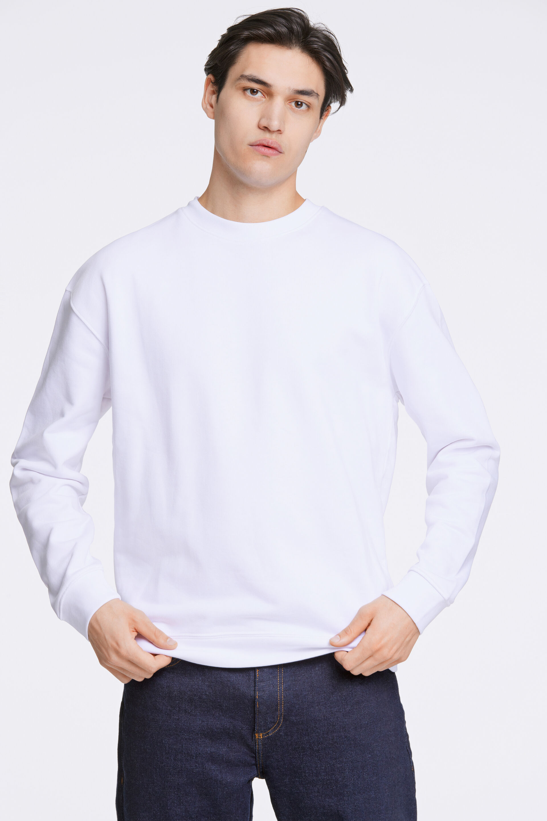 Sweatshirt Sweatshirt Hvid 30-705150A