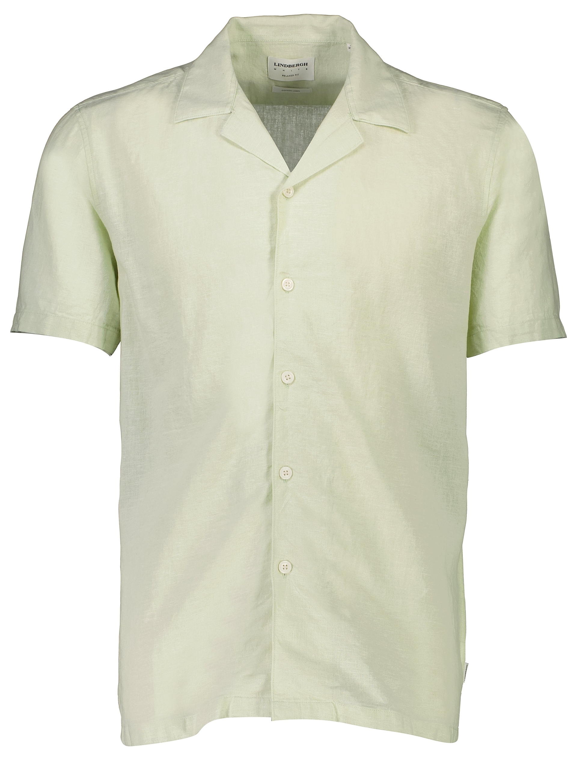 Lindbergh Linen shirt green / mint