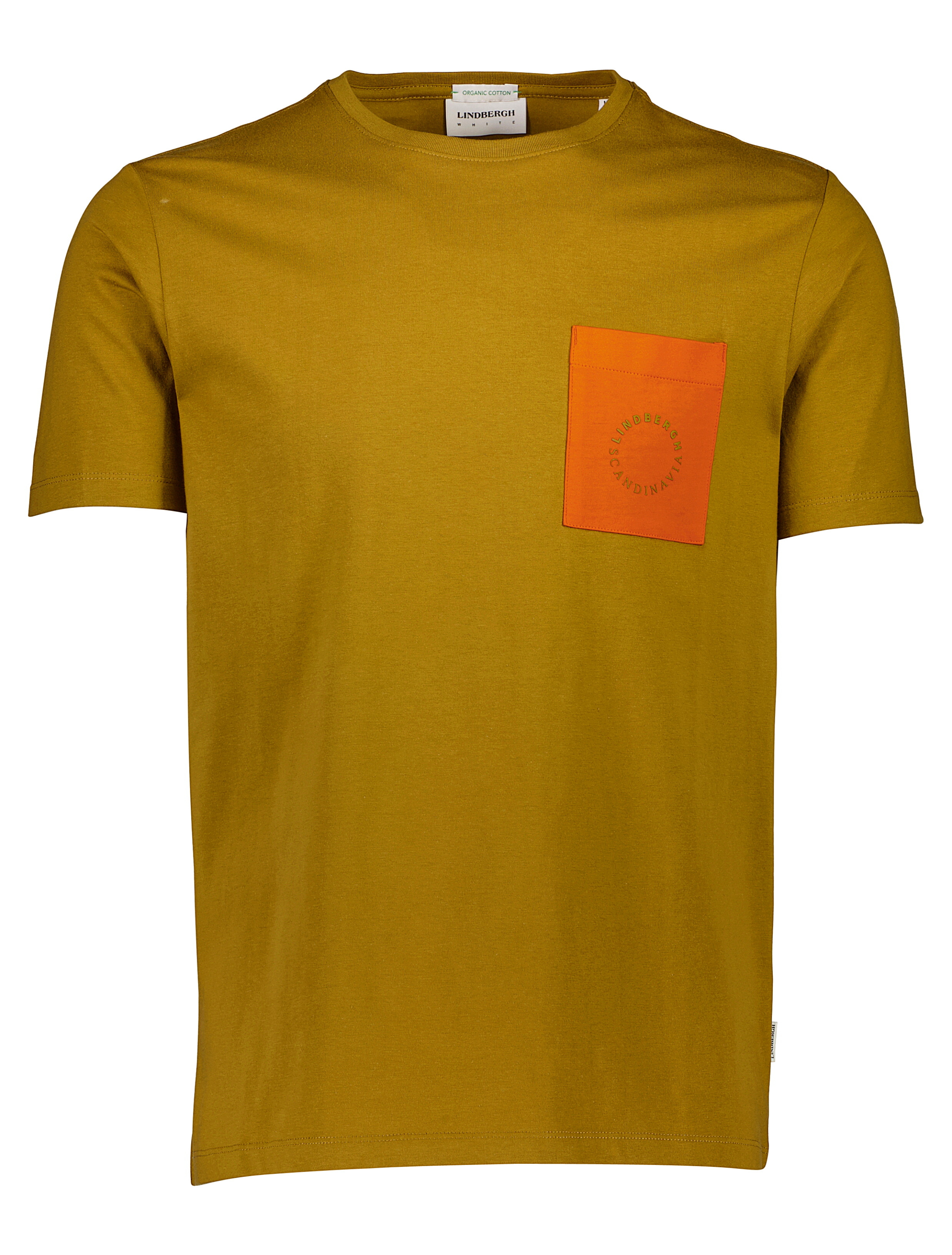 Lindbergh T-shirt brun / mid brown