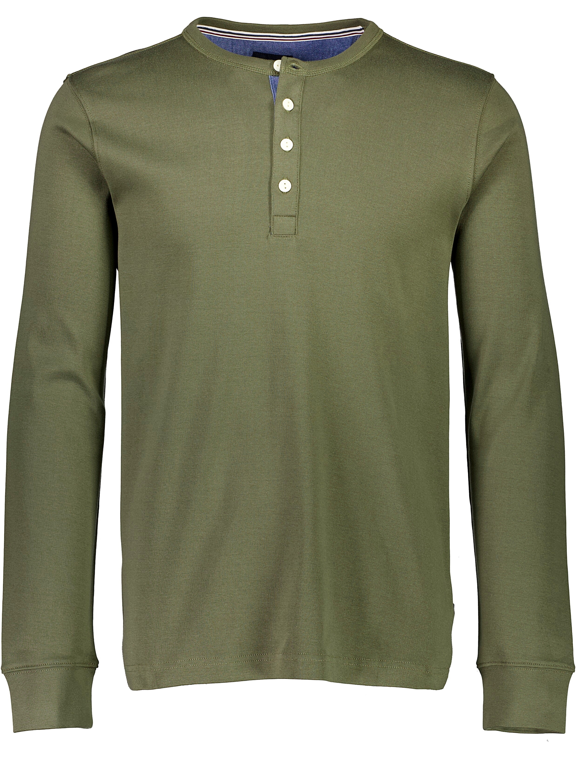 Lindbergh Henley Shirt grün / dk army