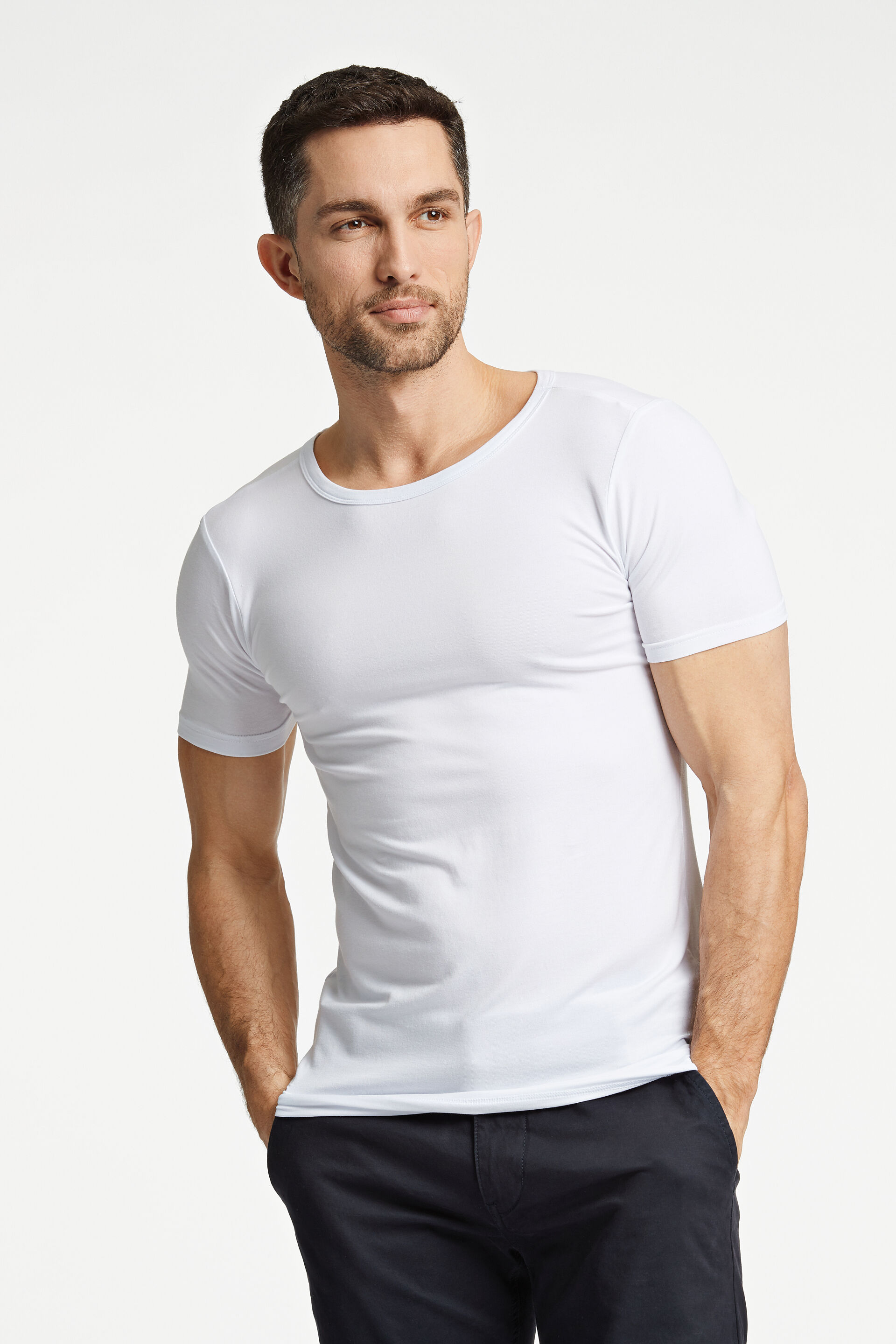 Lindbergh  | 2-pak T-shirt Hvid 30-48000