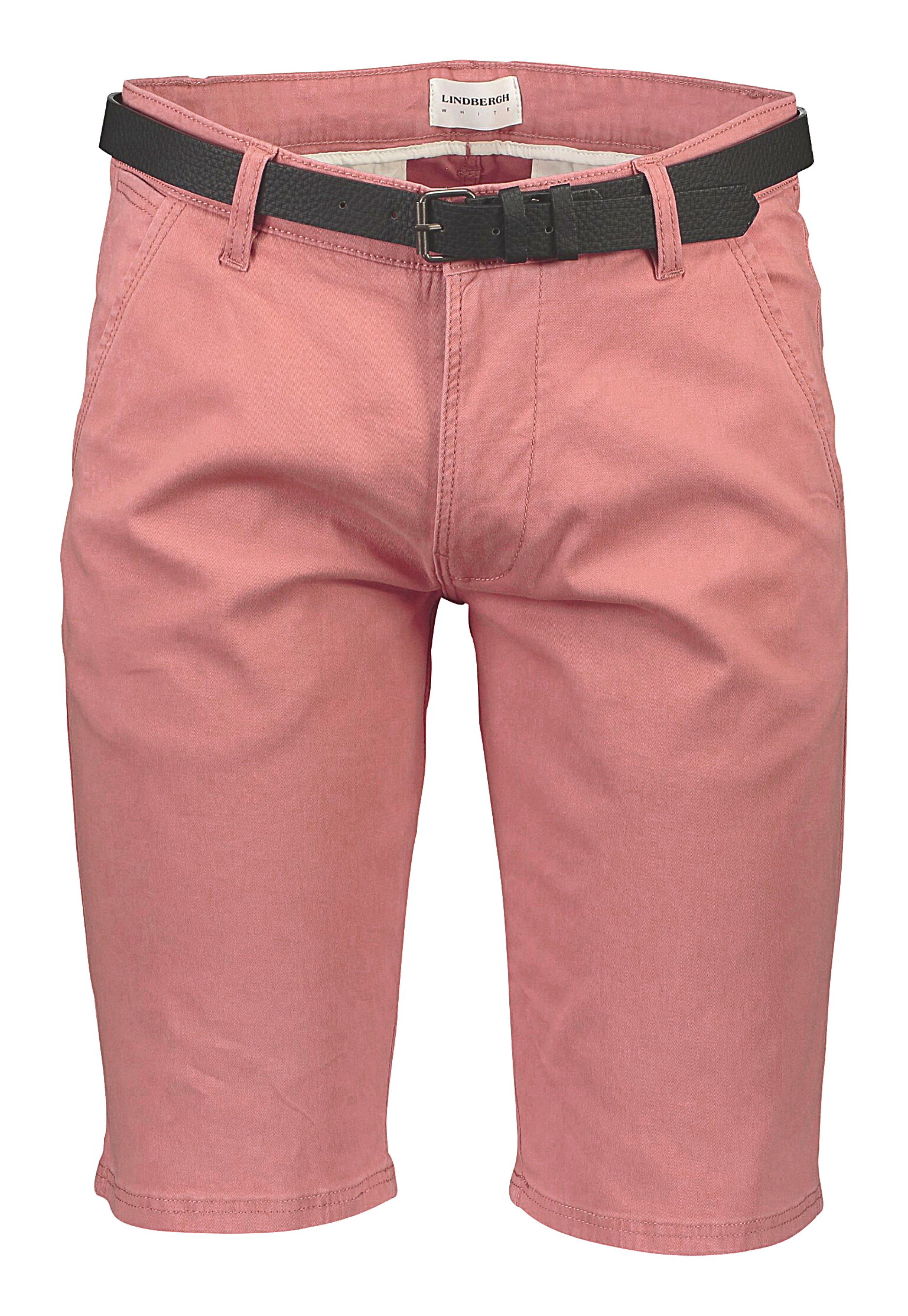 Lindbergh Chino shorts red / dusty rose