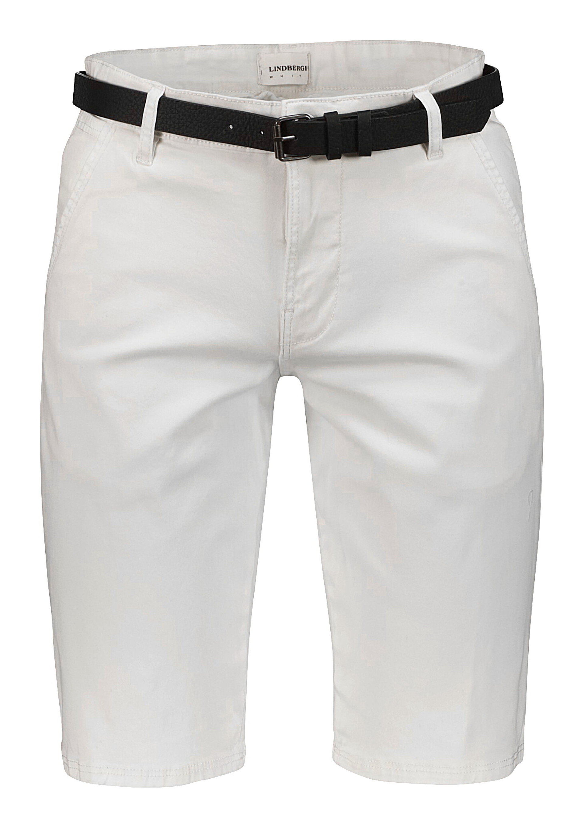 Lindbergh Chino shorts white / white