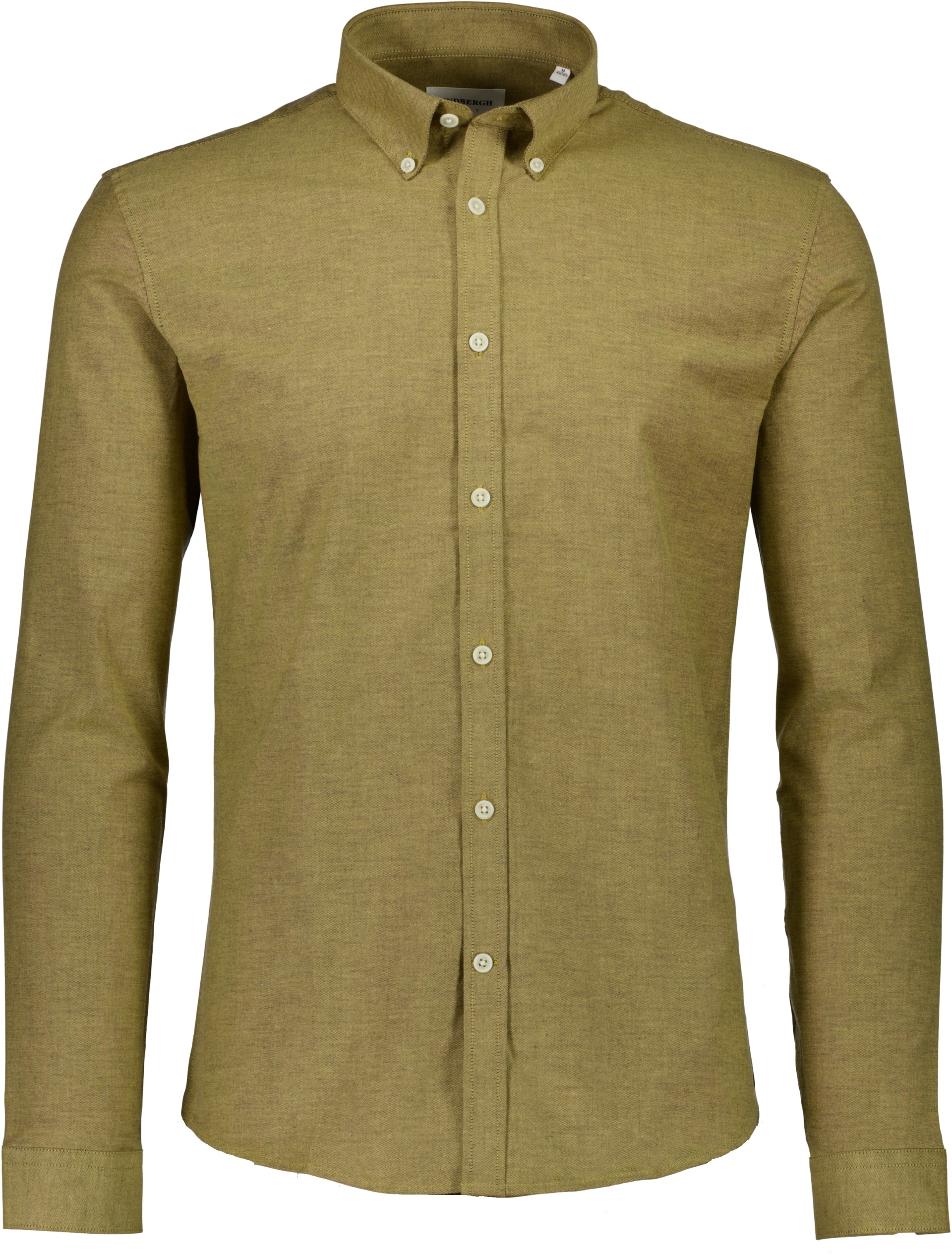 Lindbergh Oxfordskjorta gul / dark camel