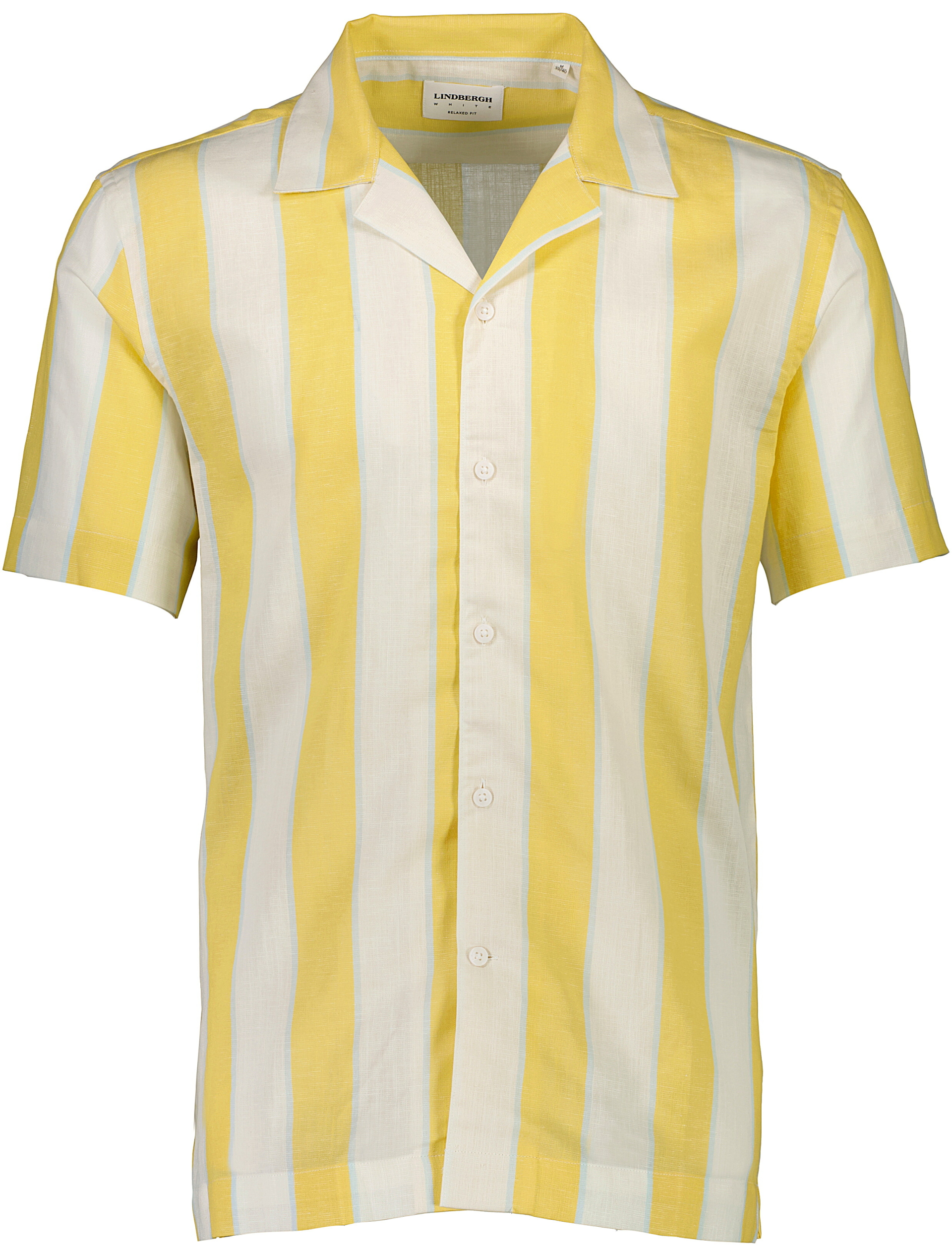 Lindbergh Linen shirt yellow / yellow