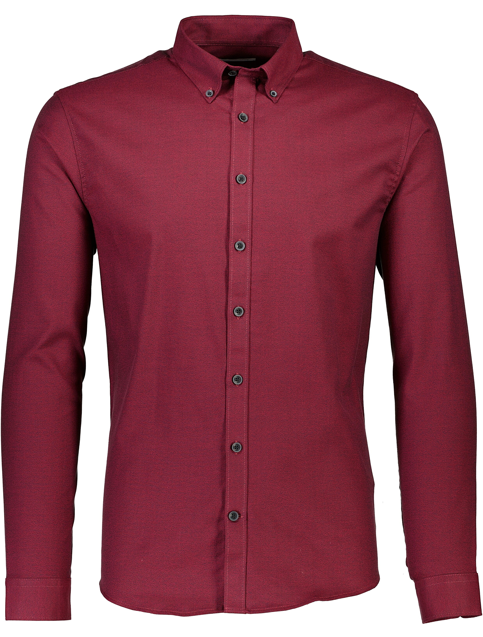 Lindbergh Business-Casual-Hemd rot / bordeaux