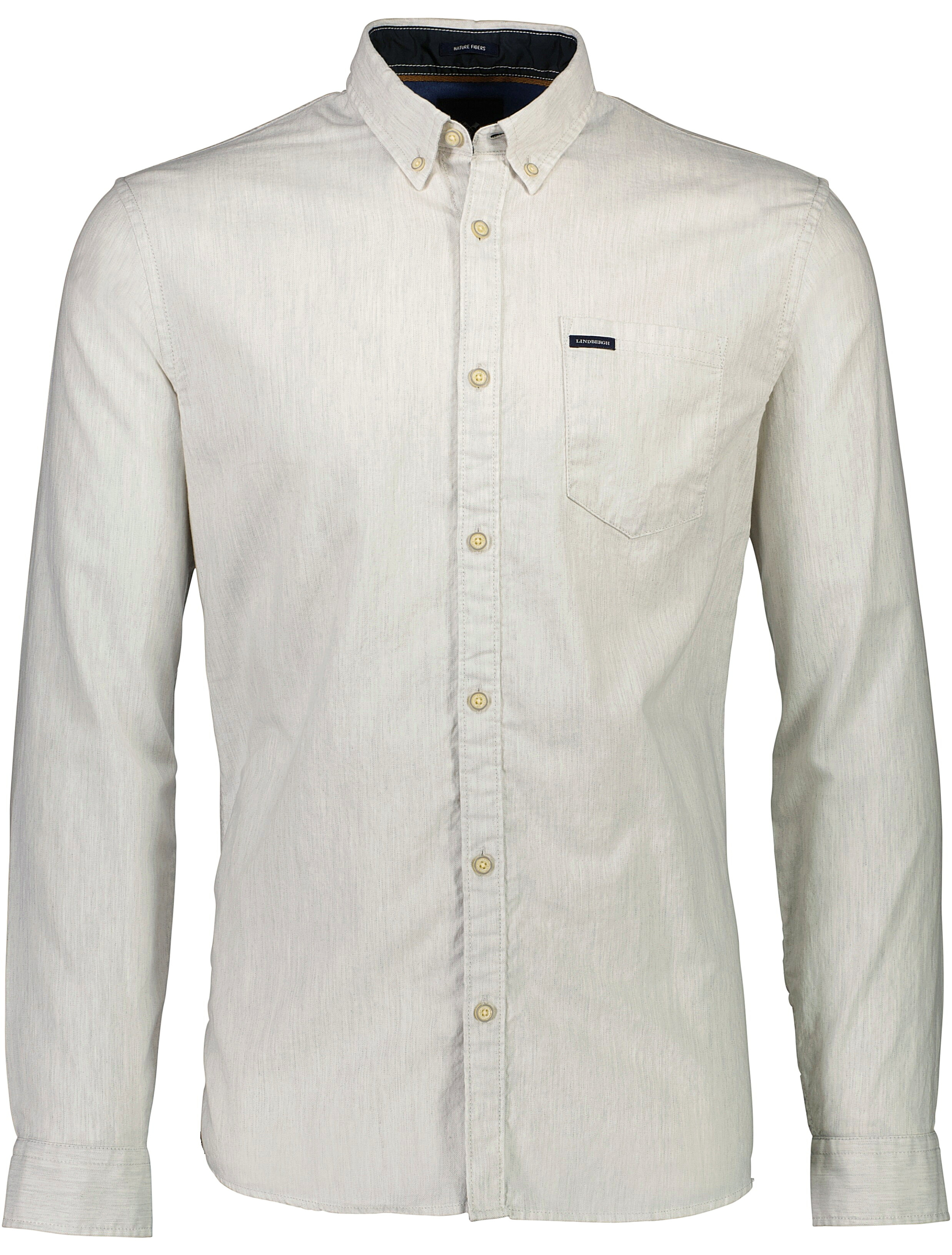 Lindbergh Casual skjorta vit / off white mel