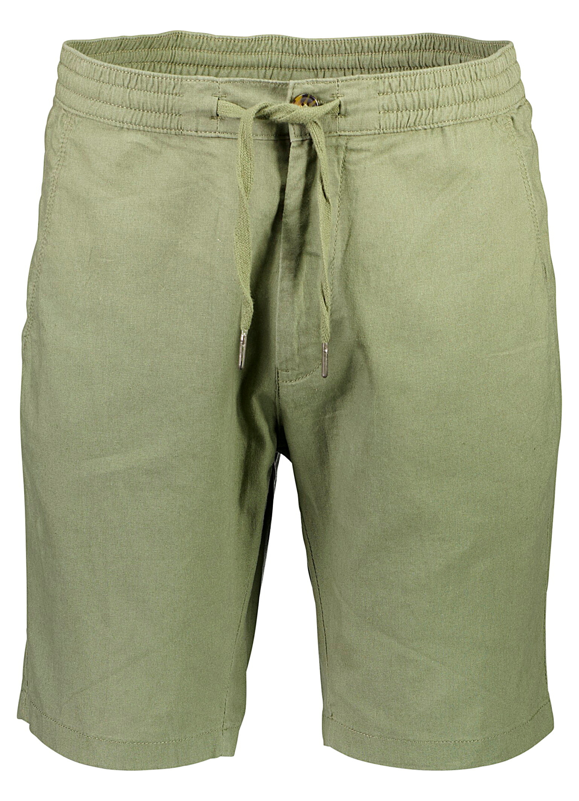 Lindbergh Linen shorts green / lt army
