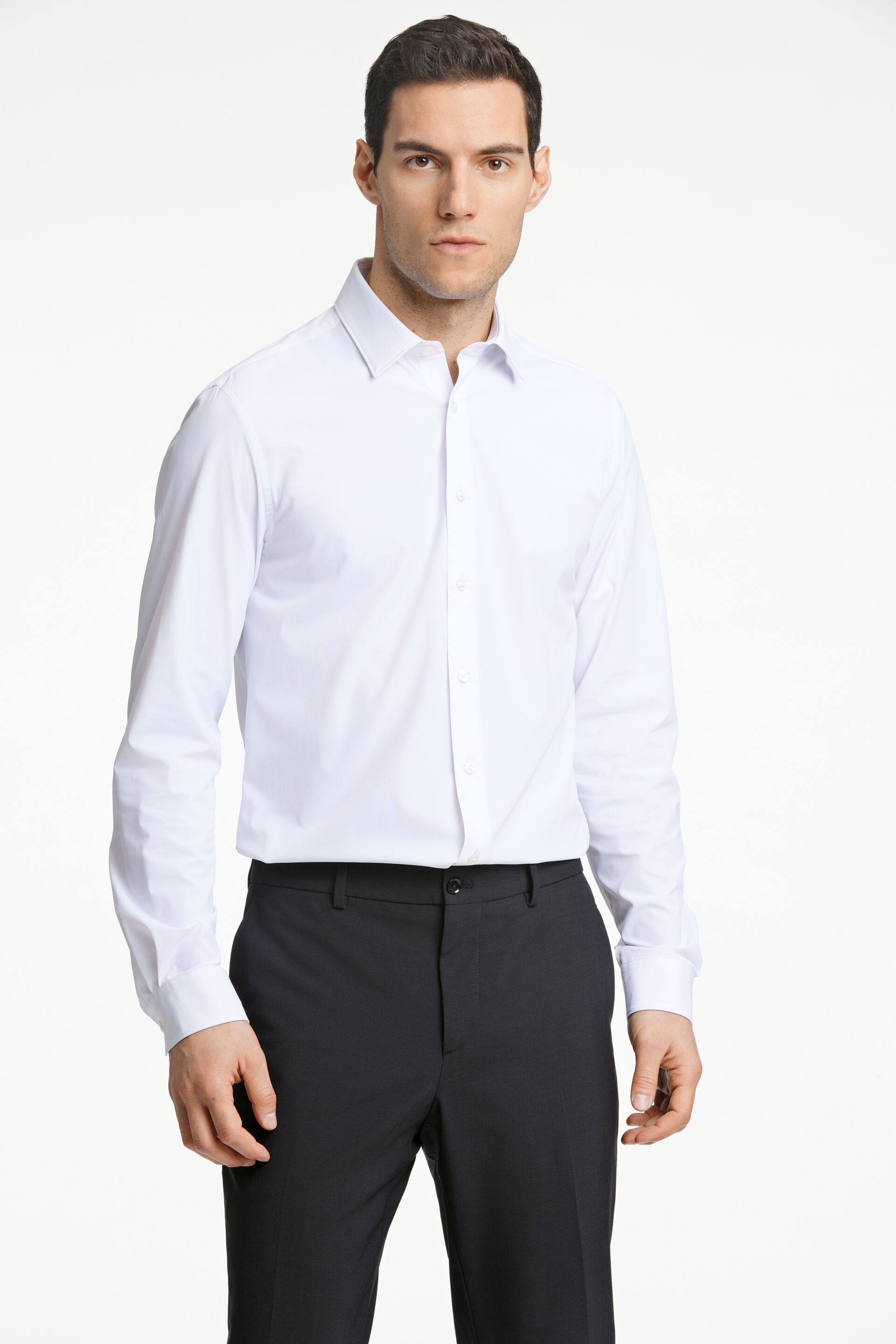 Business casual skjorte Business casual skjorte Hvid 30-244048