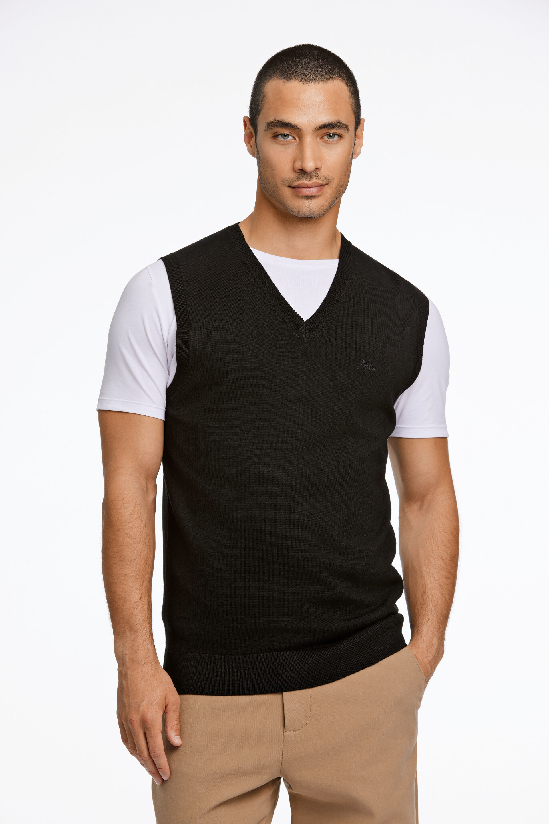 Knitted vest Knitted vest Black 30-800160
