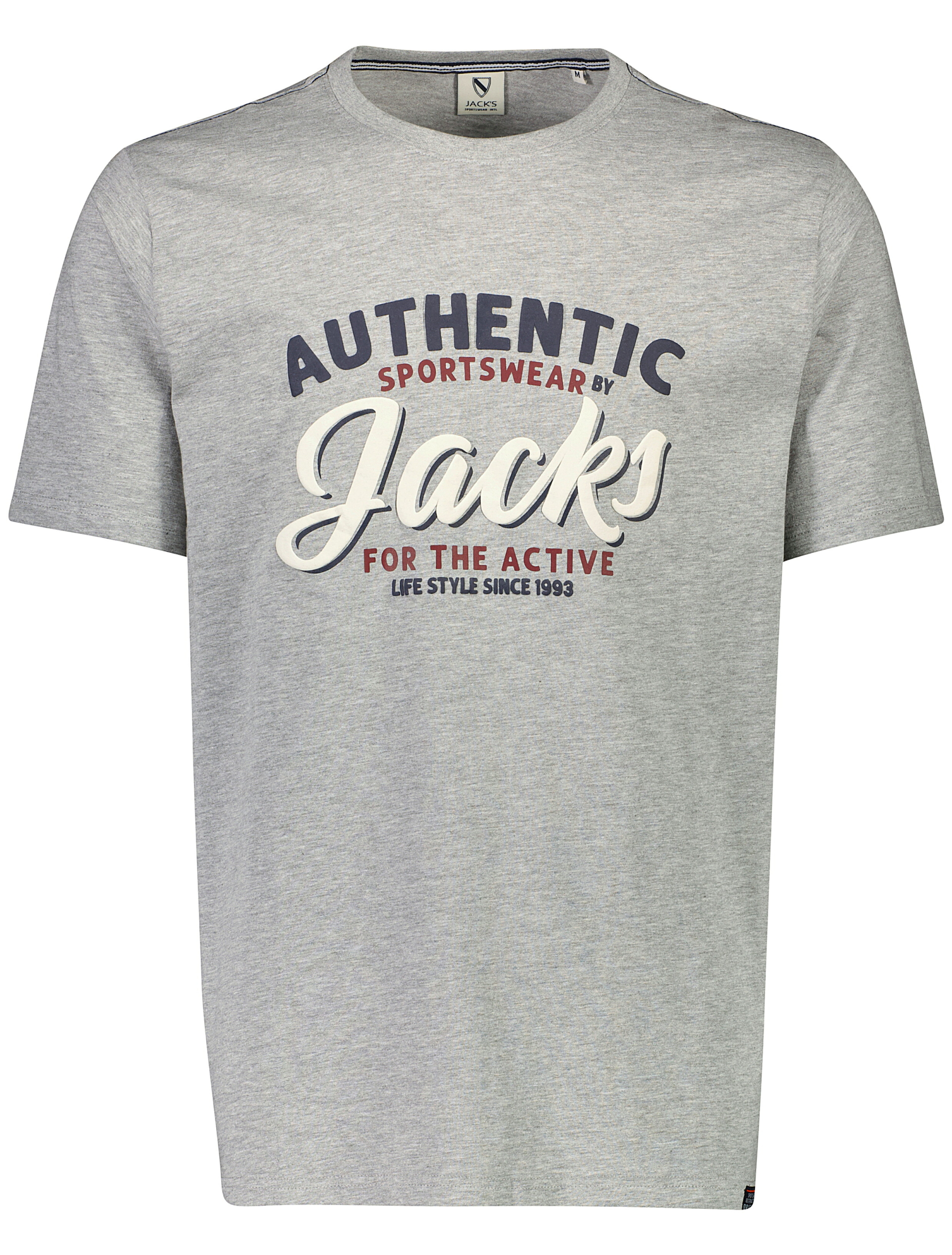 Jack's T-shirt grå / lt grey mel