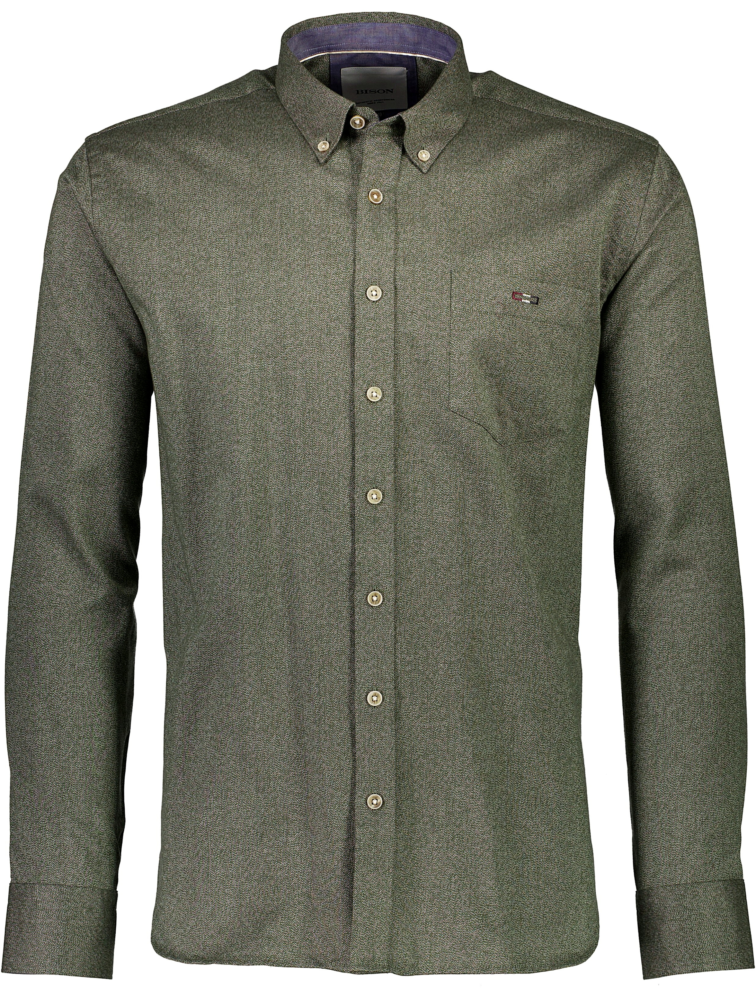 Bison Casual skjorte grøn / army