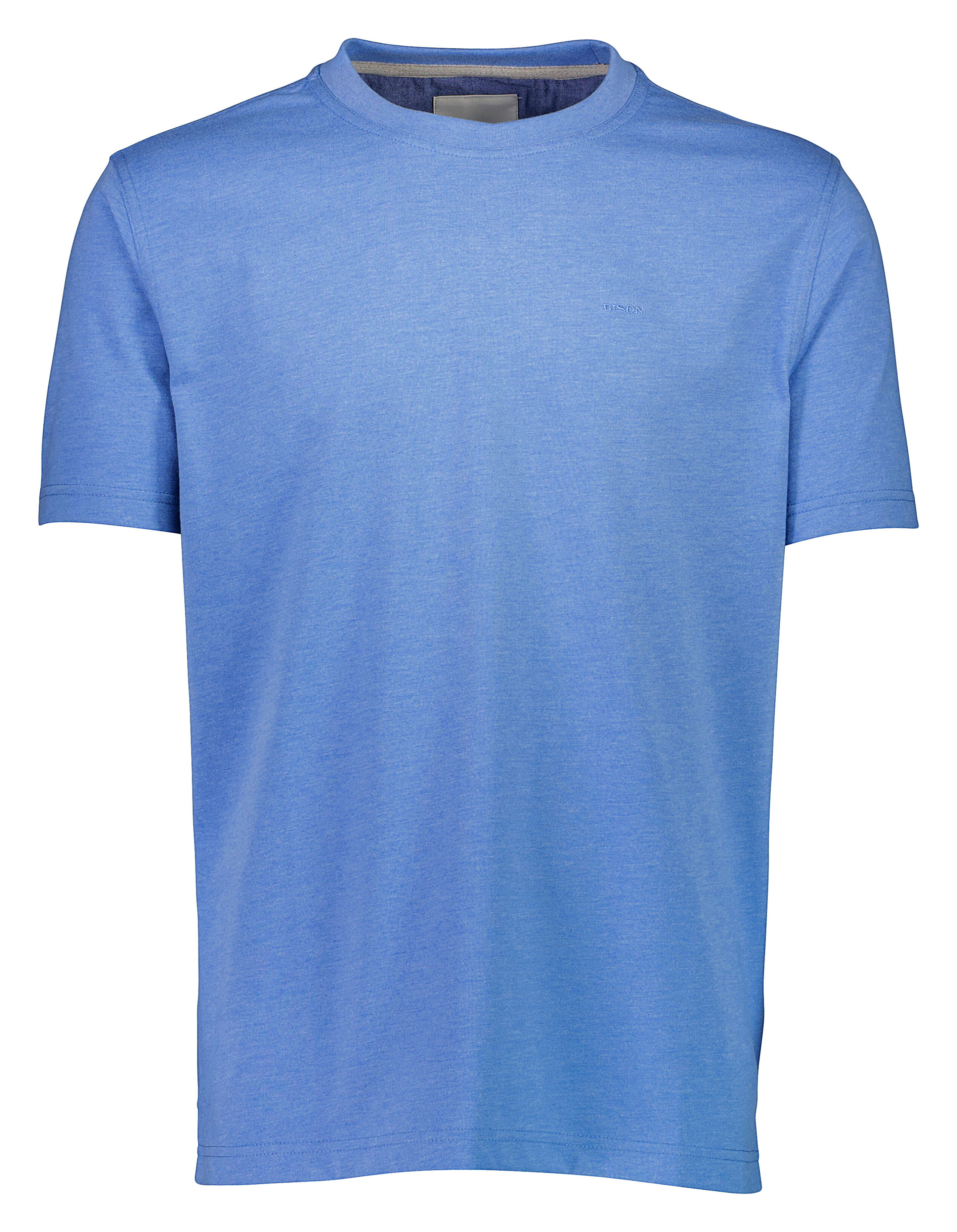 Bison T-shirt blå / lt blue mel