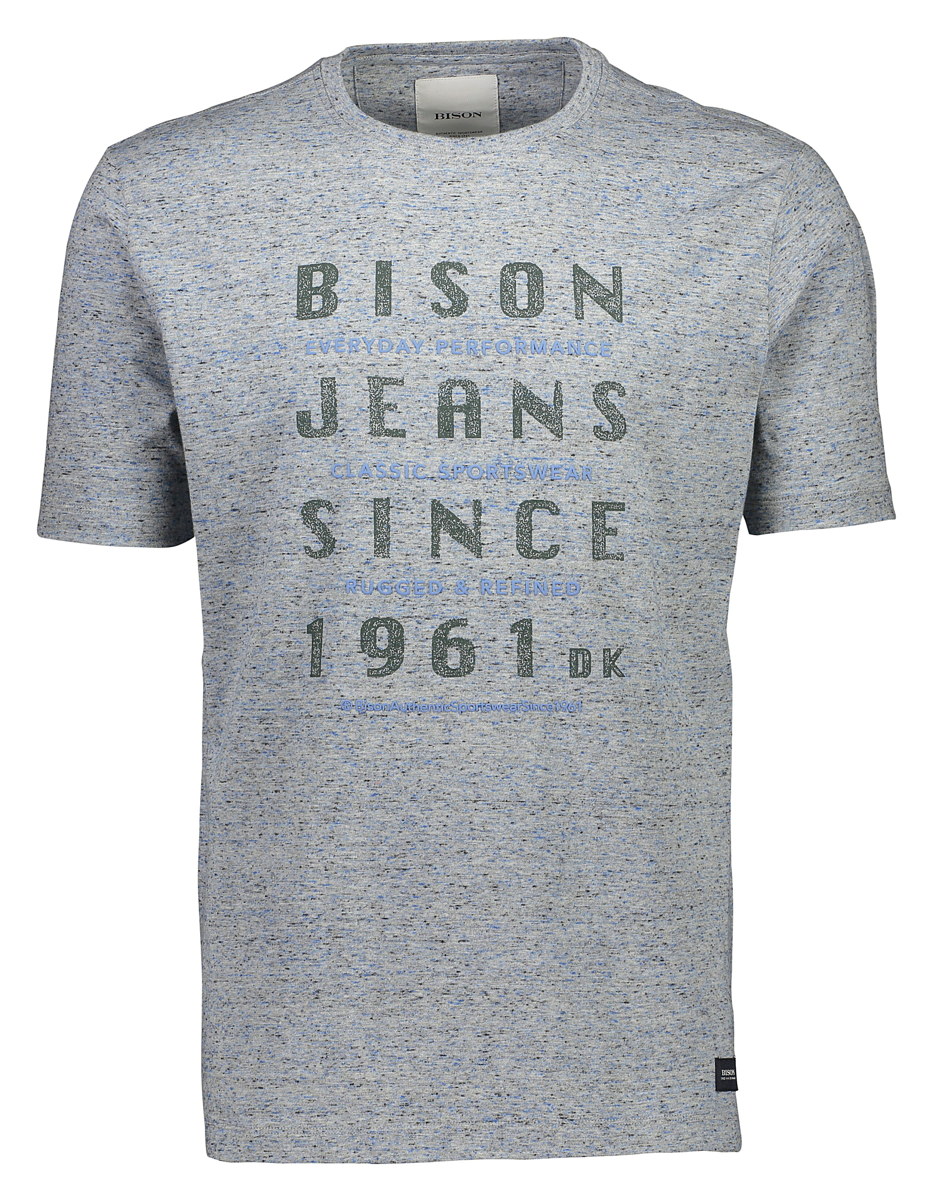 Bison T-shirt grå / lt grey