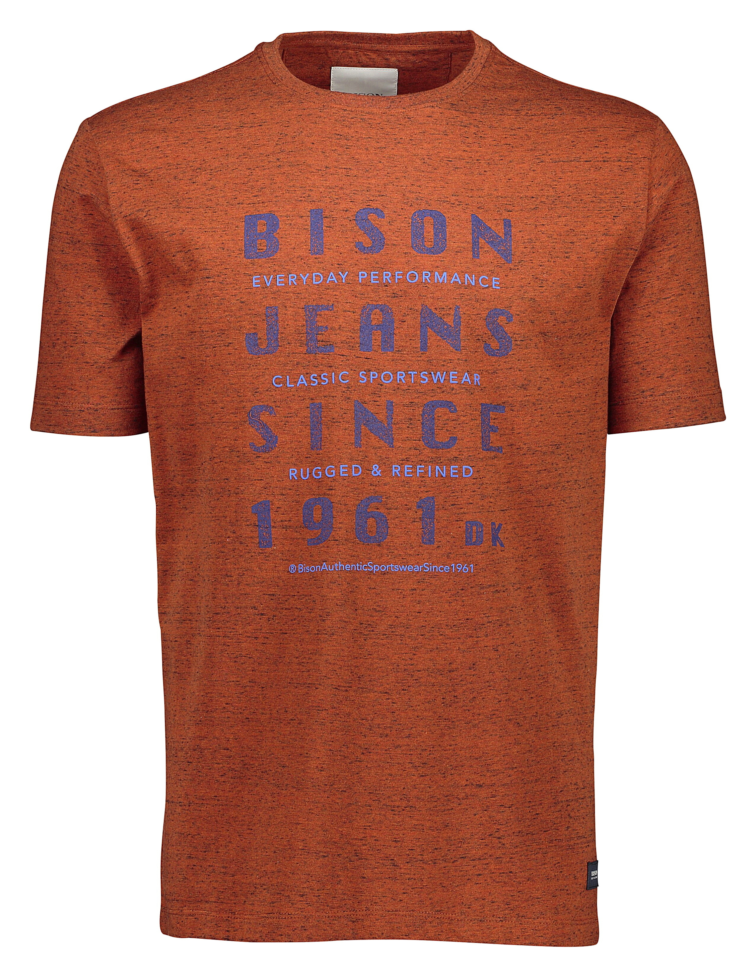 Bison T-shirt orange / orange