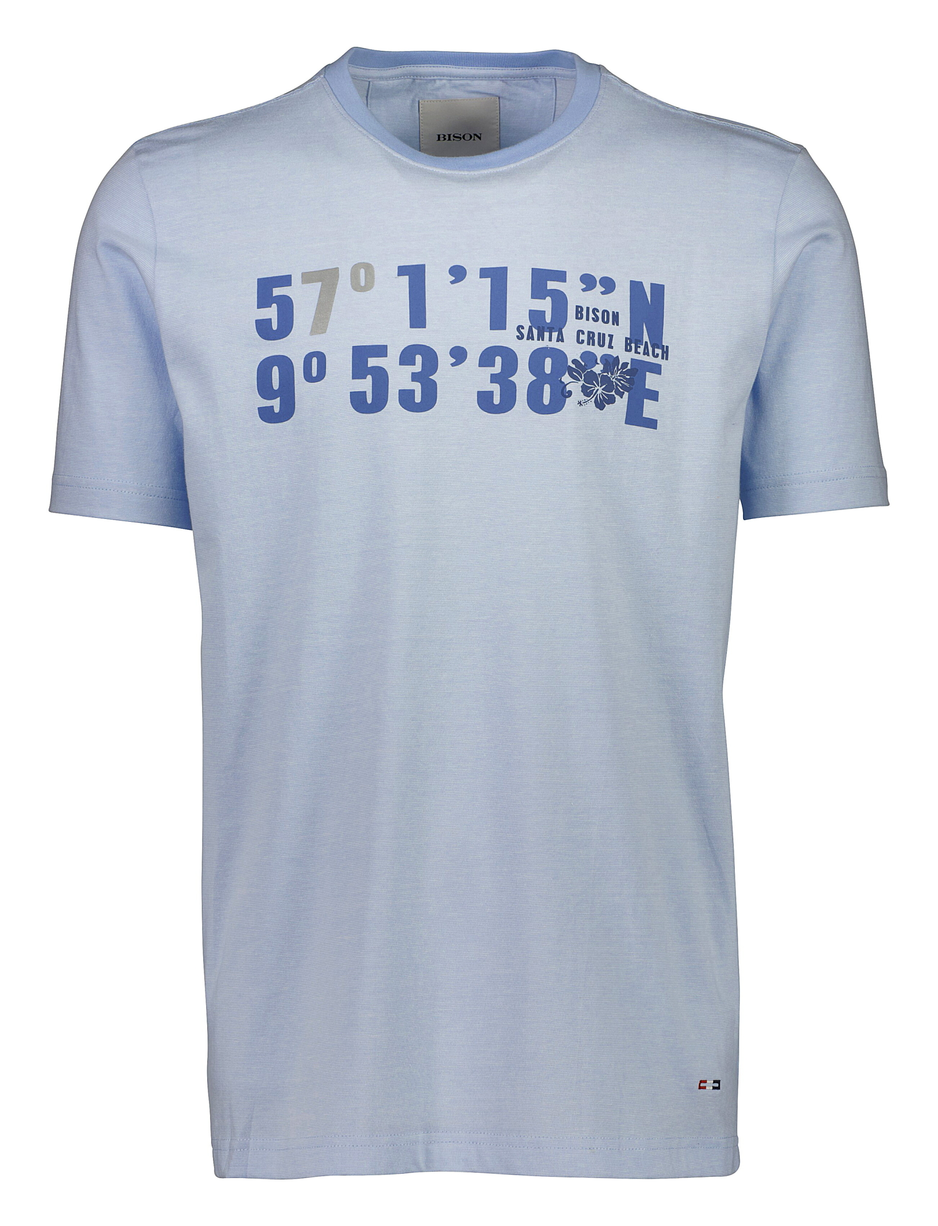Bison T-shirt blå / lt blue