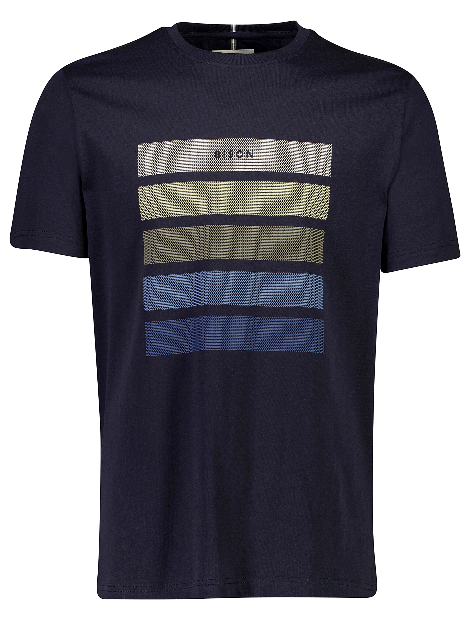 Bison T-shirt blå / dk navy