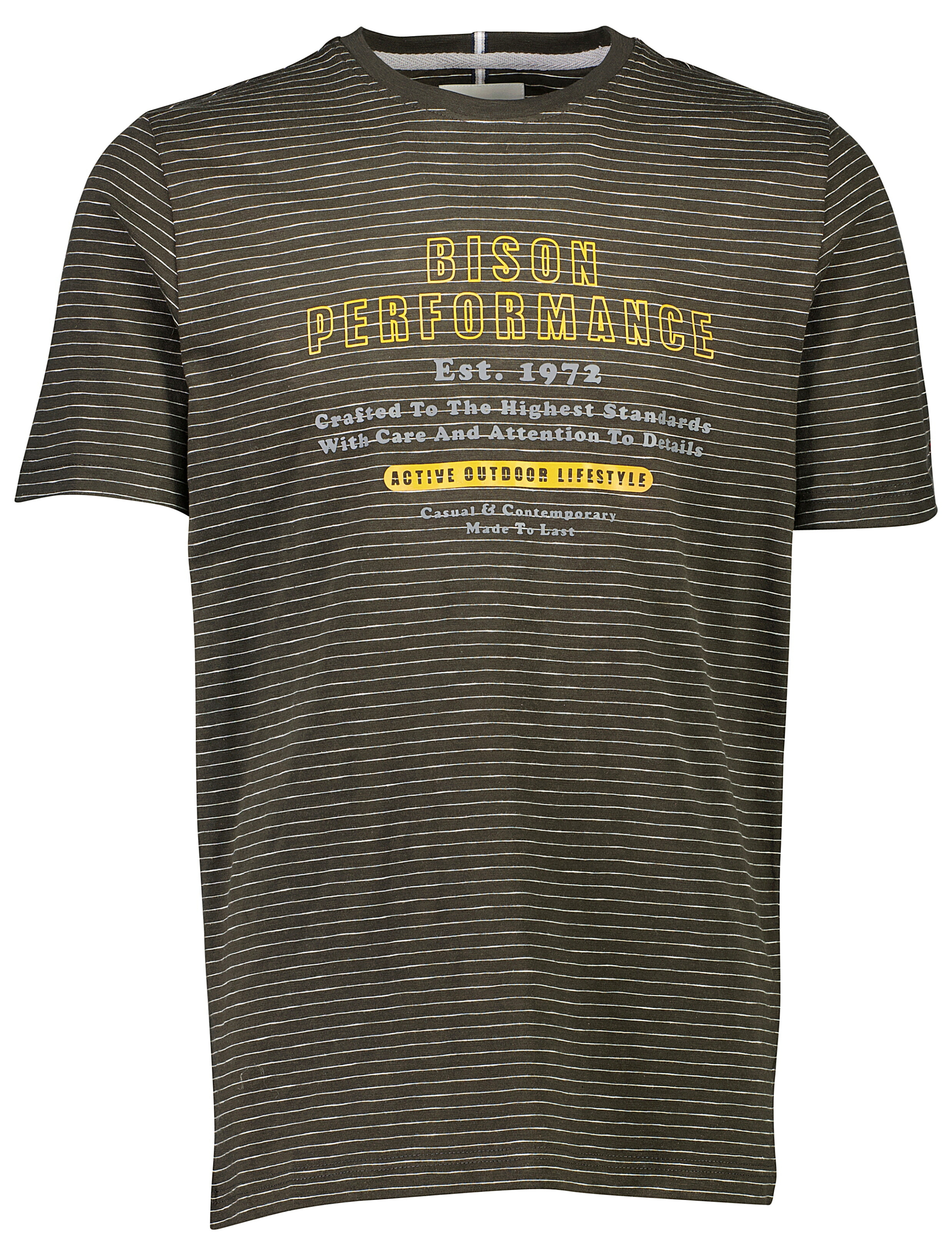 Bison T-shirt grön / dk army