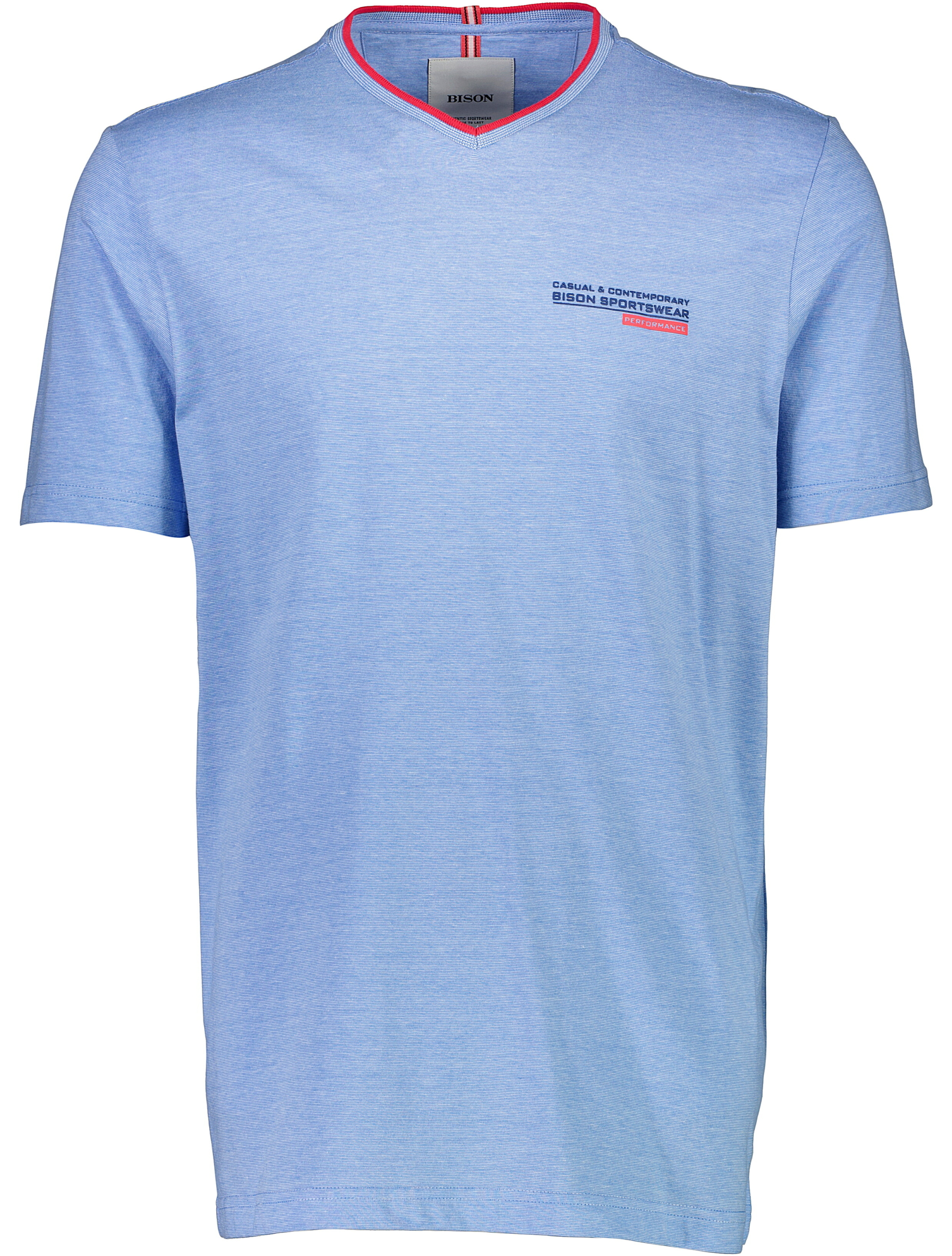 Bison T-shirt blå / lt blue