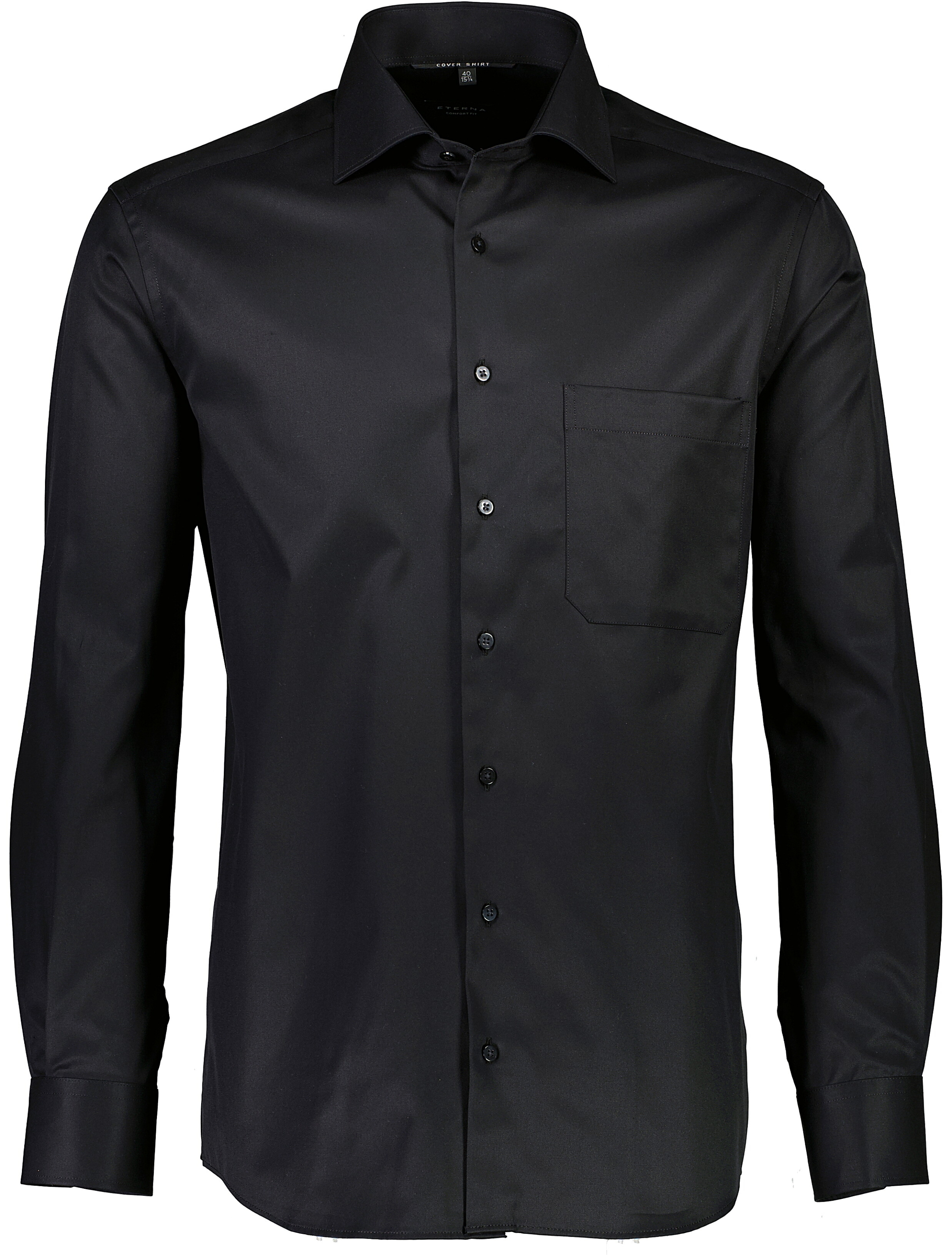 Eterna Casual skjorte sort / 39 black
