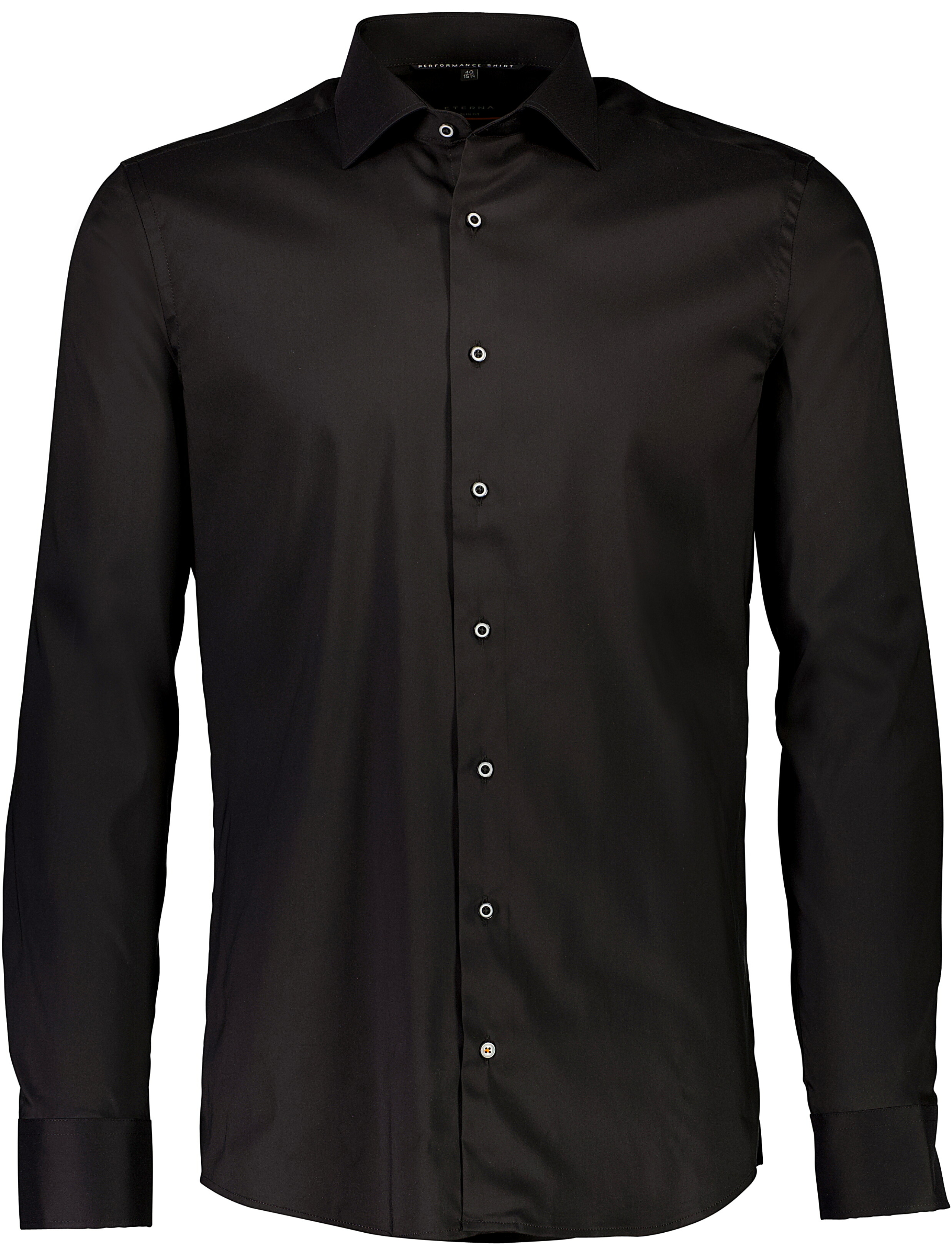 Eterna Business casual skjorte sort / 39 black