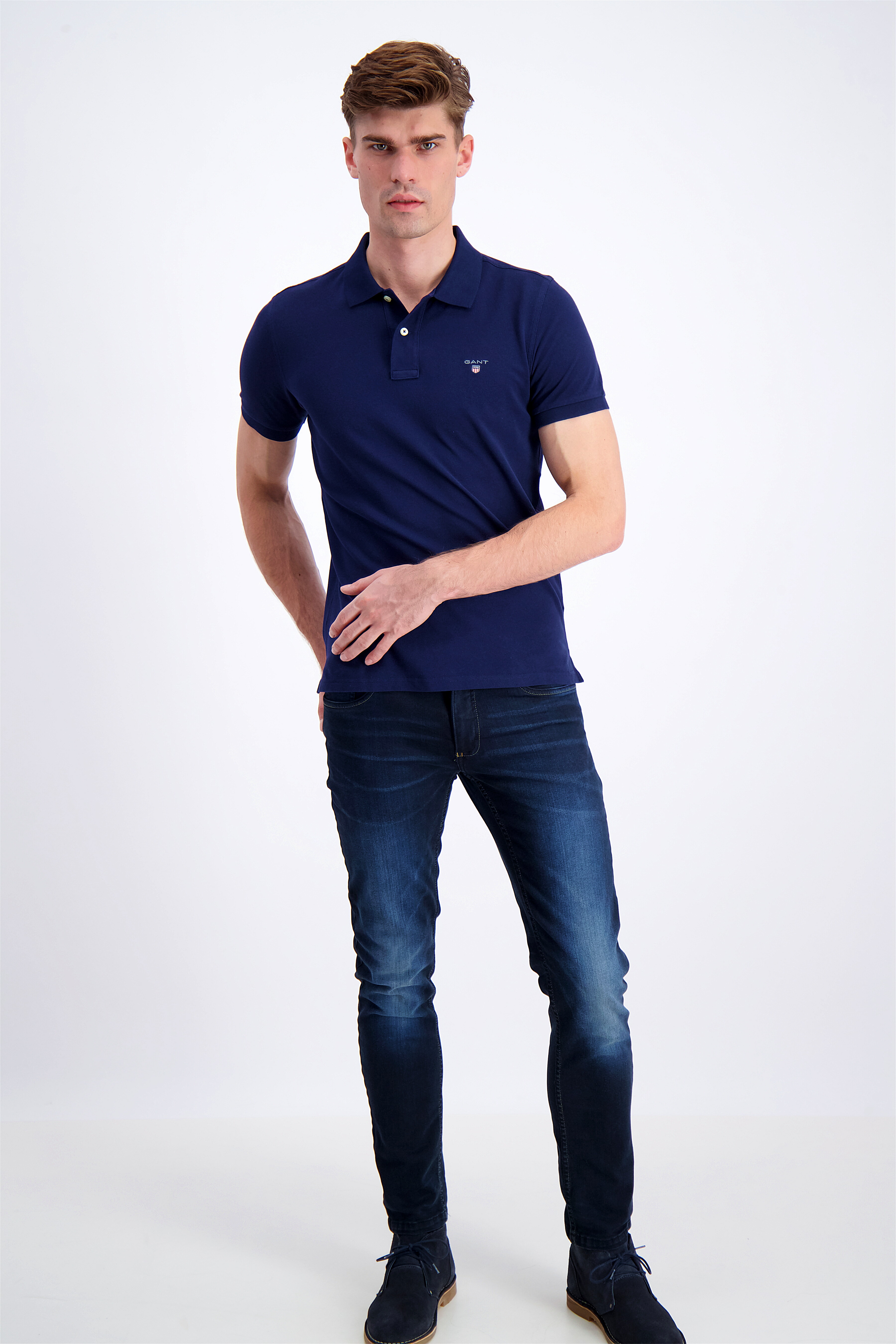 Gant Poloshirt | Blå Regular fit | Tøjeksperten