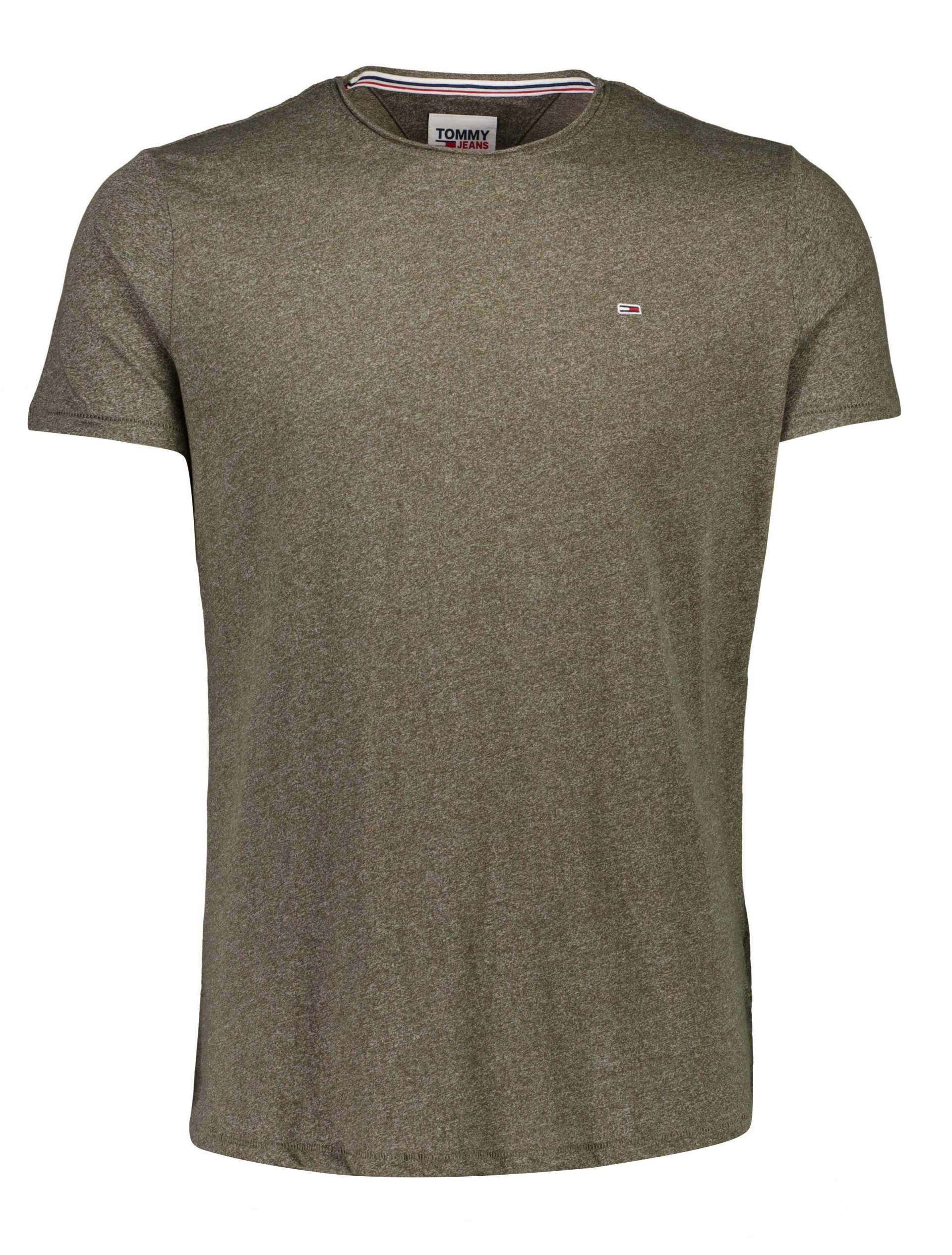 Tommy Jeans T-shirt grøn / mmo olive