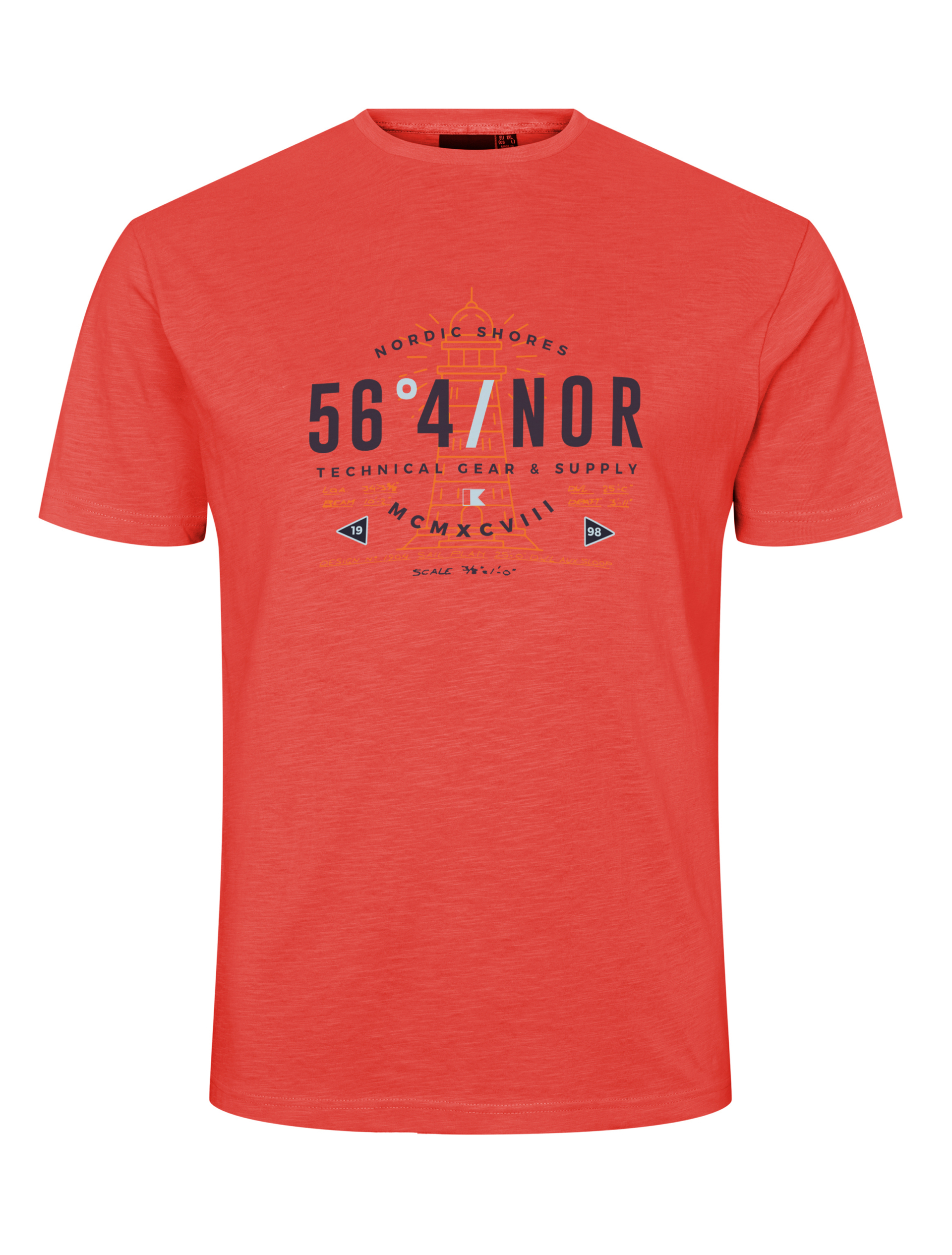 North T-shirt orange / 0309 paprika