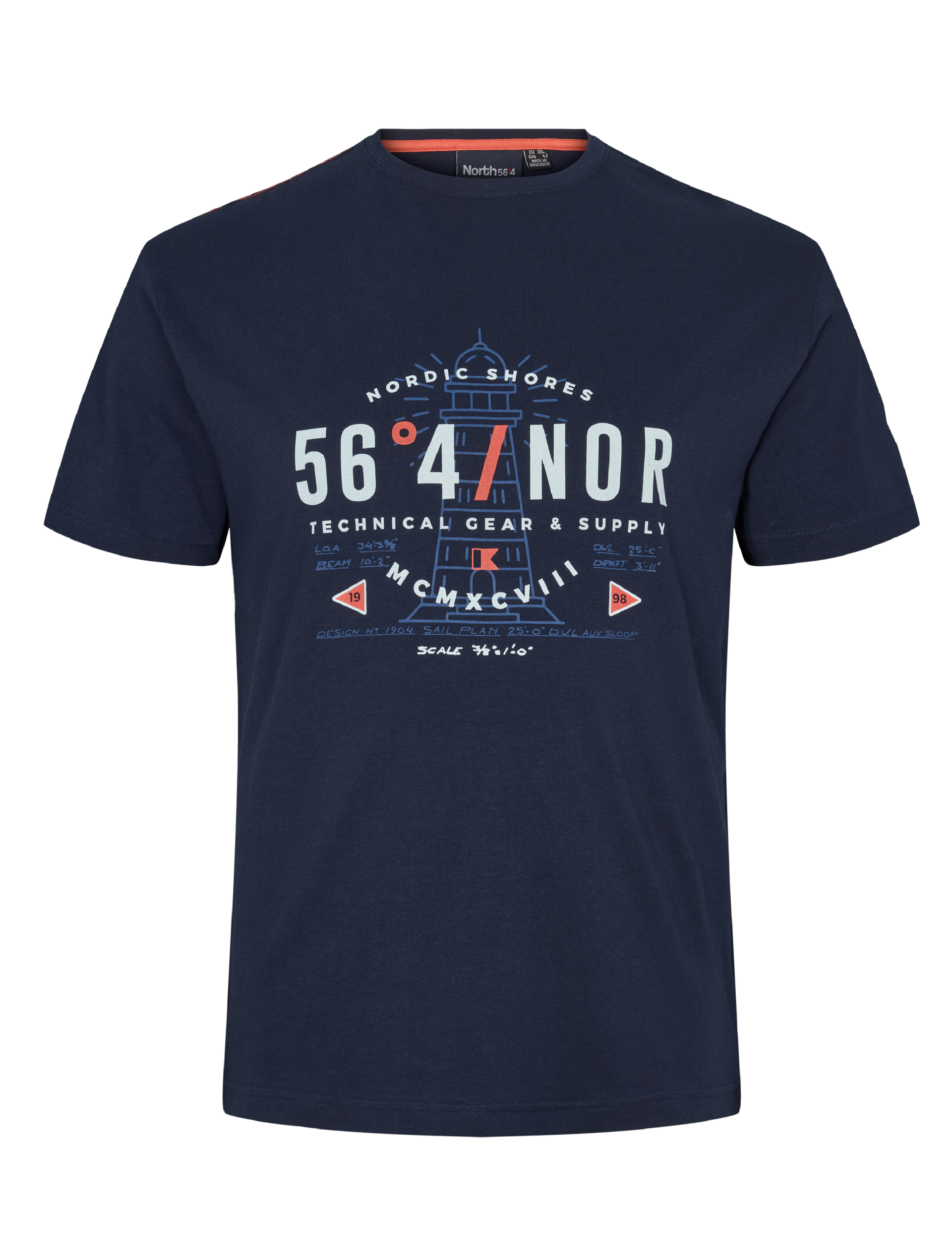 North T-shirt blå / 0580 navy