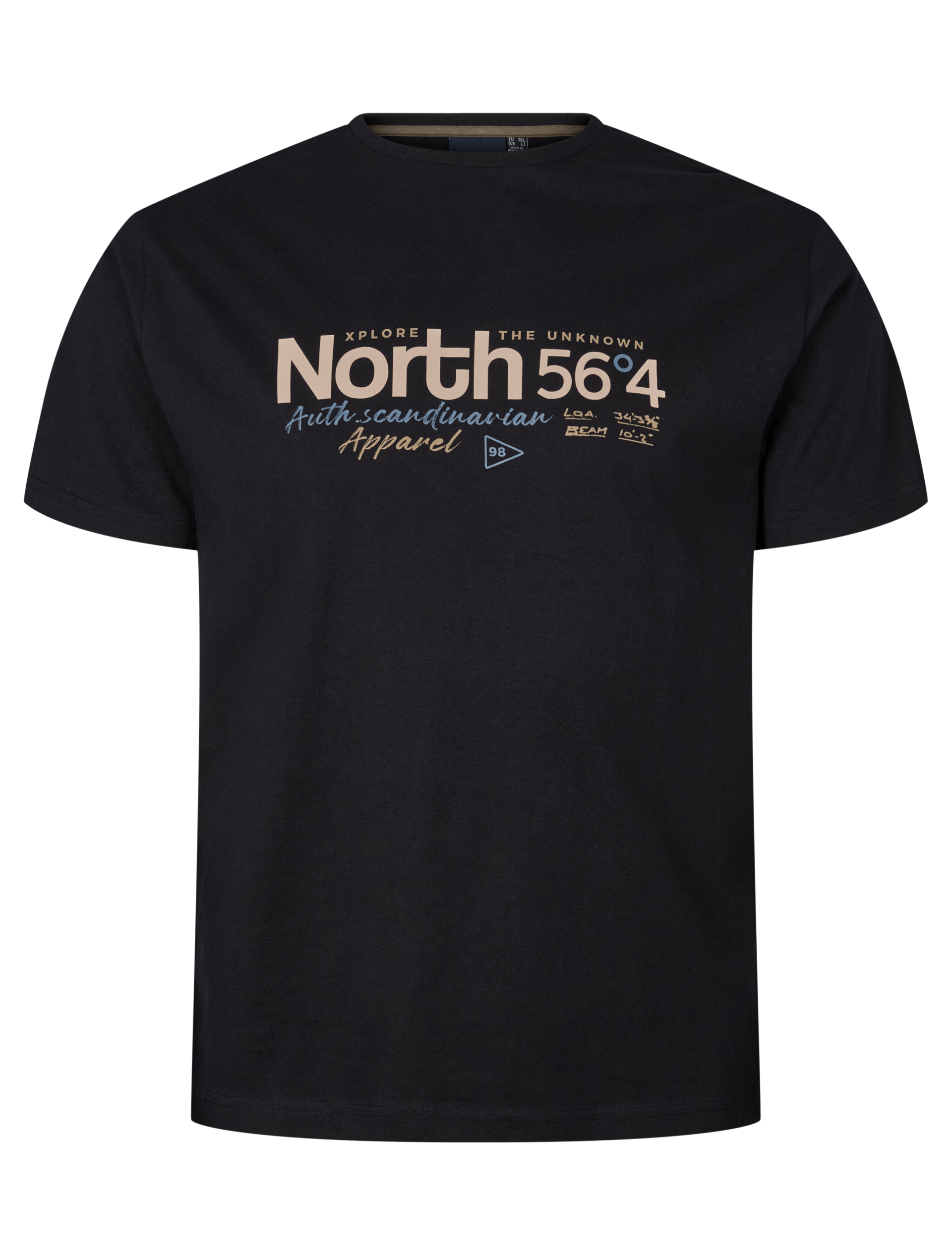 North T-shirt sort / 99 black